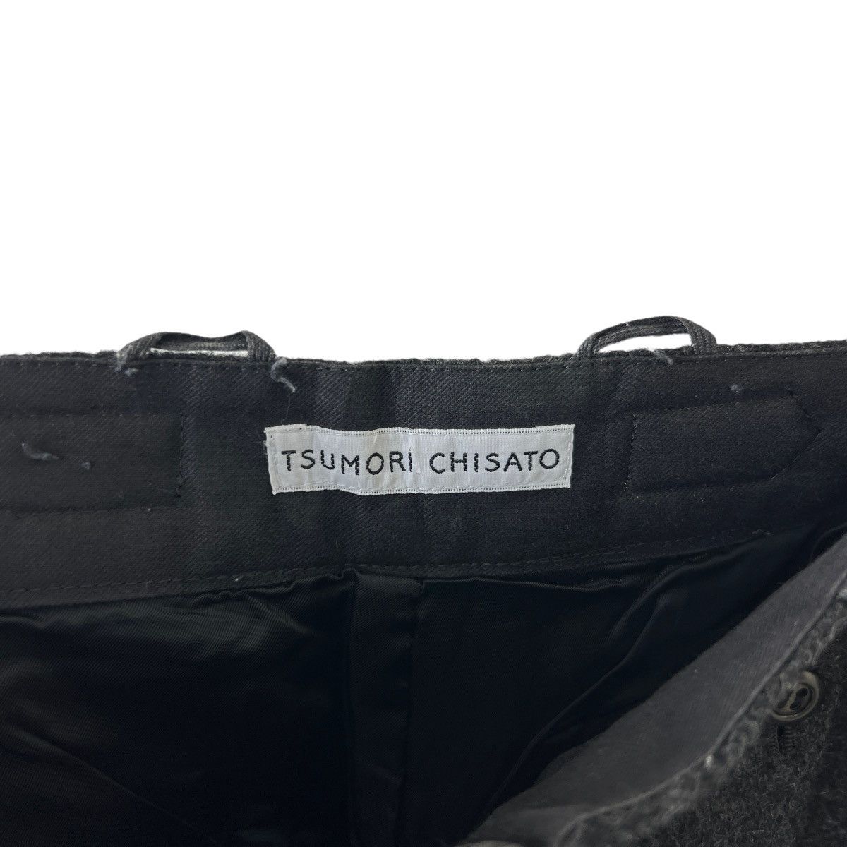 Issey Miyake Tsumori Chisato Wool Sailor Button Wide Leg Pants Size 29" - 7 Thumbnail