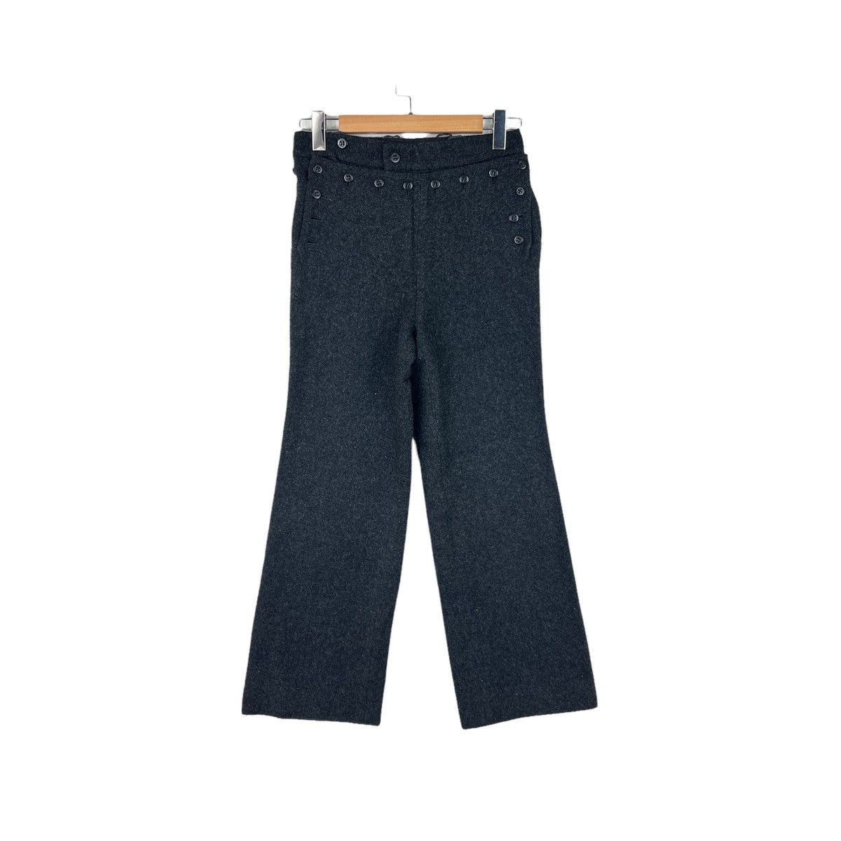 Issey Miyake Tsumori Chisato Wool Sailor Button Wide Leg Pants Size 29" - 1 Thumbnail