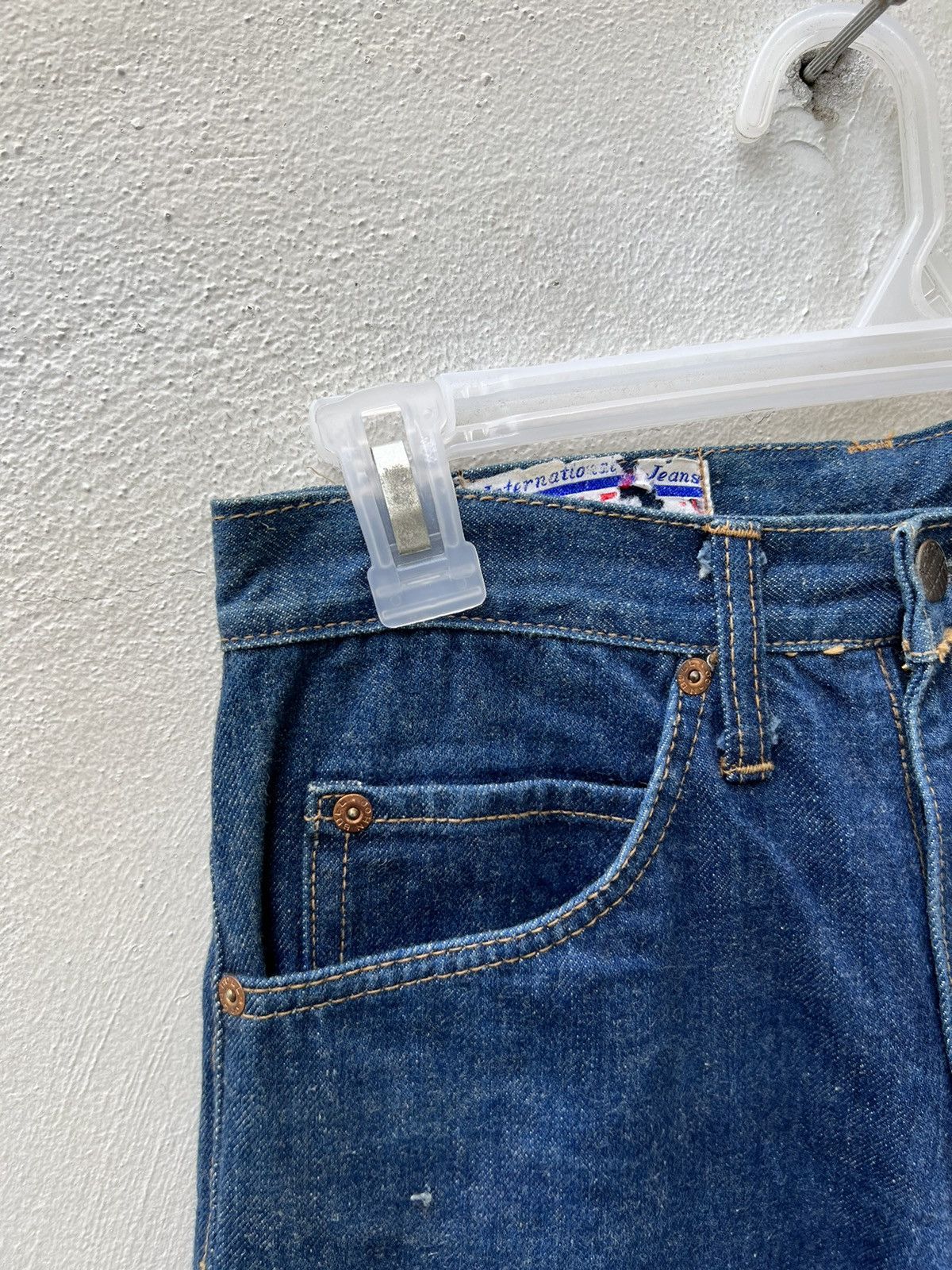 Johnbull Vintage 70s Johnbull Japan Blue Denim Super Flare Jeans Size US 27 - 6 Thumbnail