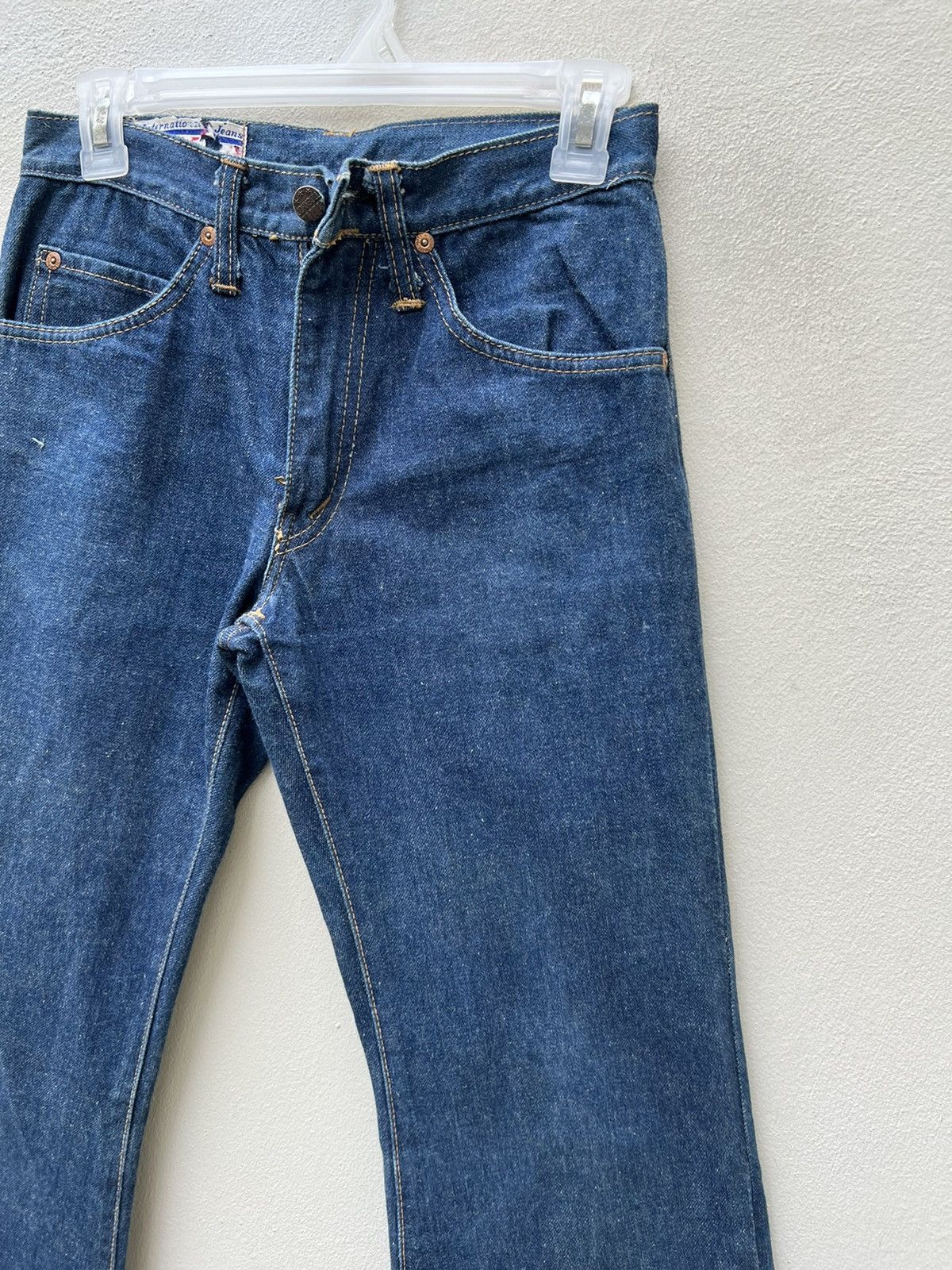 Johnbull Vintage 70s Johnbull Japan Blue Denim Super Flare Jeans Size US 27 - 11 Thumbnail