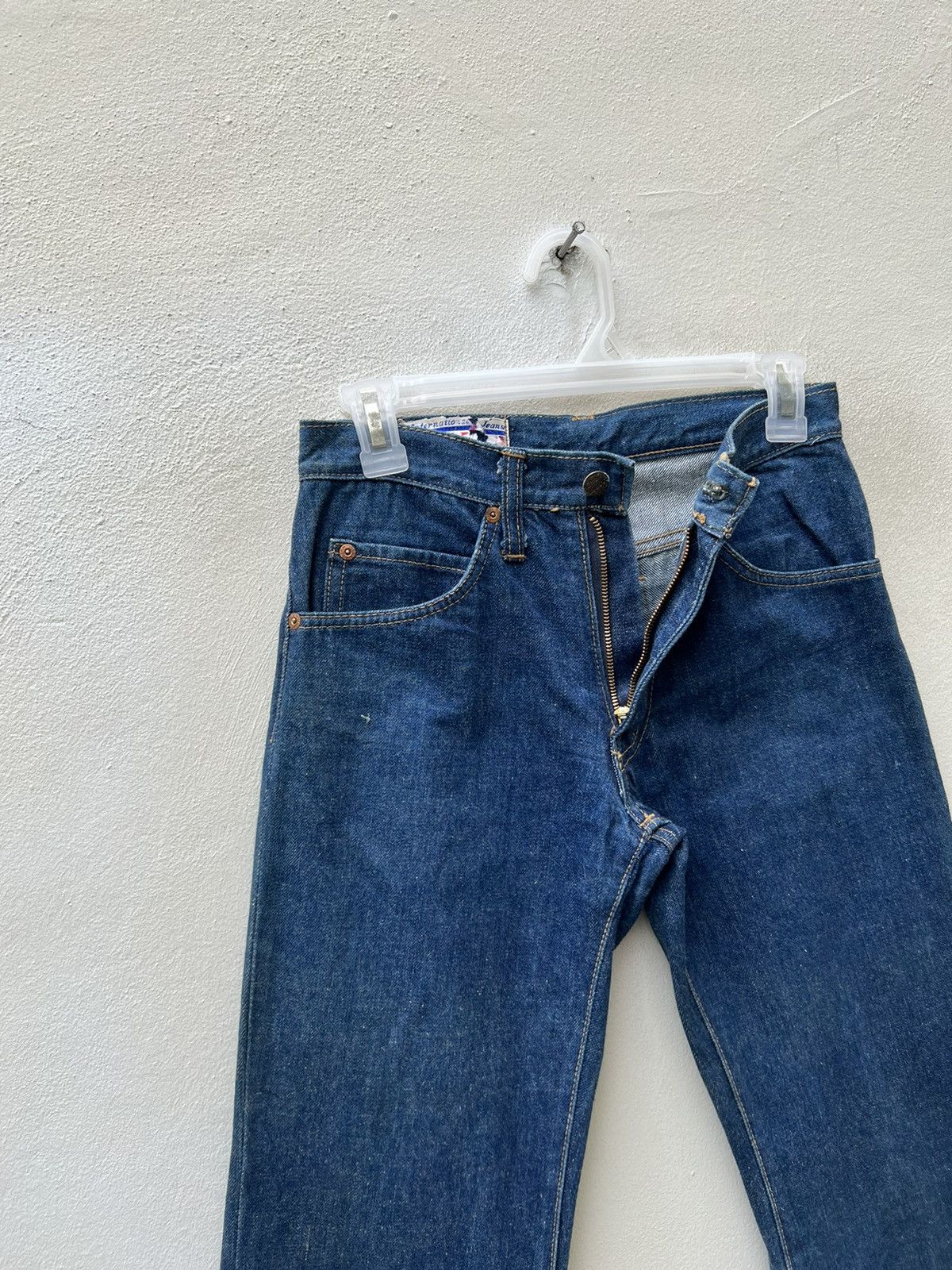 Johnbull Vintage 70s Johnbull Japan Blue Denim Super Flare Jeans Size US 27 - 8 Thumbnail