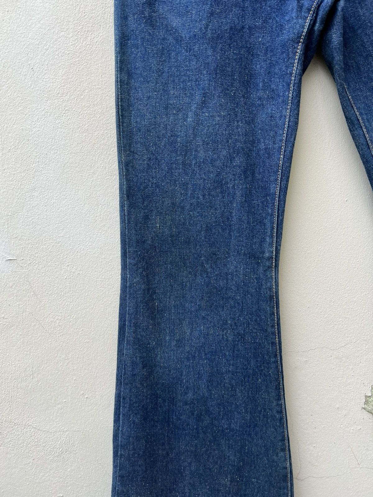 Johnbull Vintage 70s Johnbull Japan Blue Denim Super Flare Jeans Size US 27 - 9 Thumbnail