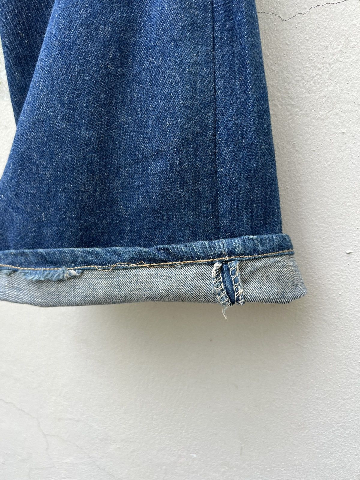 Johnbull Vintage 70s Johnbull Japan Blue Denim Super Flare Jeans Size US 27 - 14 Thumbnail