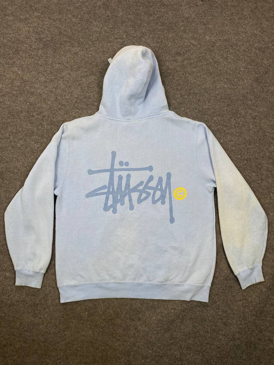 Stussy vintage stussy hoody distressed big logo back Size US L / EU 52-54 / 3 - 1 Thumbnail