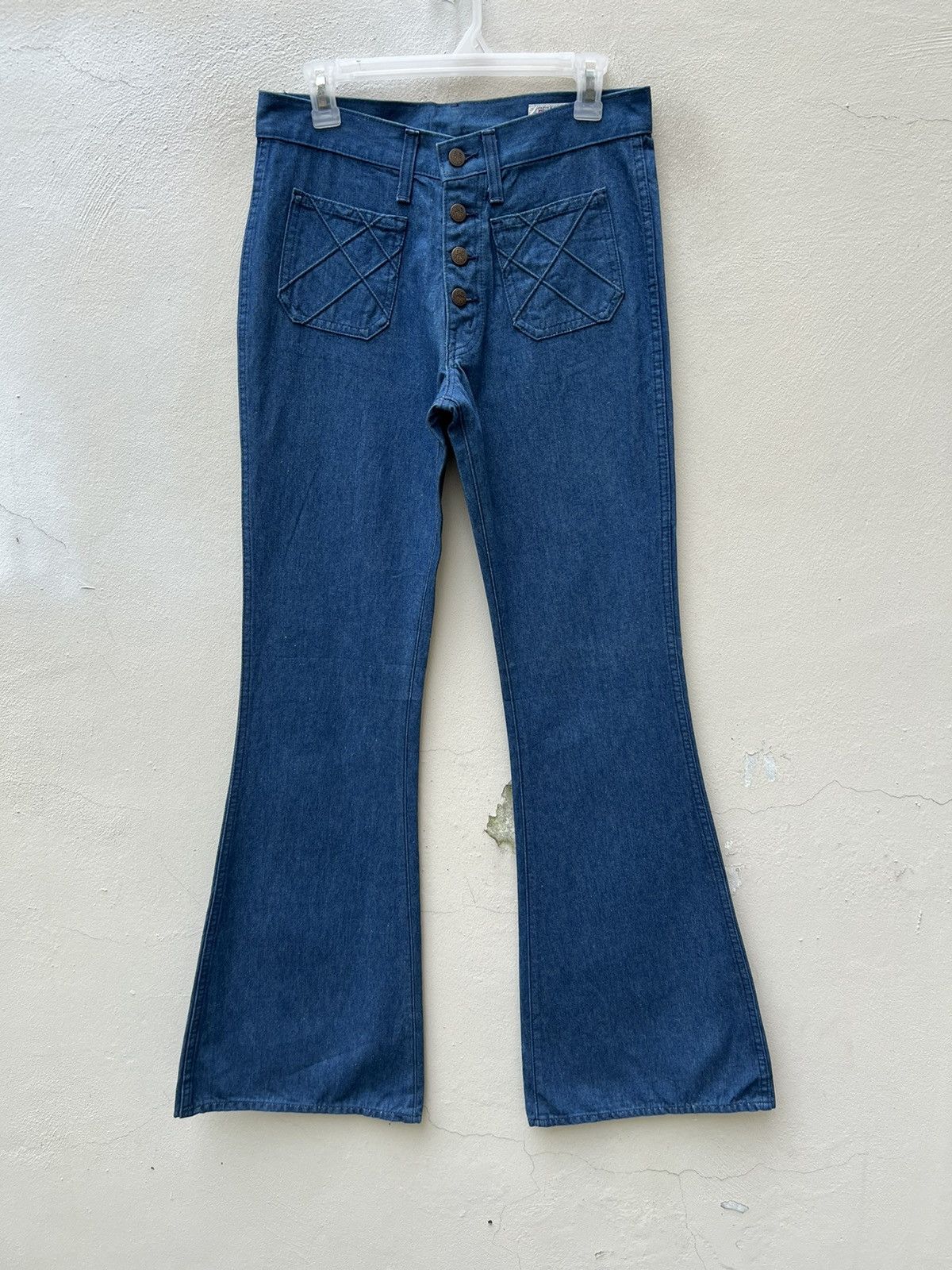 Big John Super Flare Vintage Big John Japan Denim Jeans Size US 30 / EU 46 - 6 Thumbnail