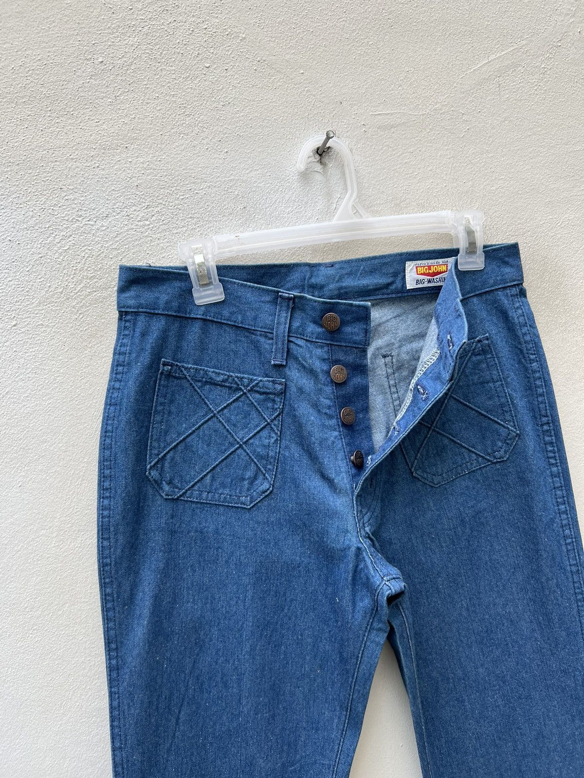 Big John Super Flare Vintage Big John Japan Denim Jeans Size US 30 / EU 46 - 9 Thumbnail
