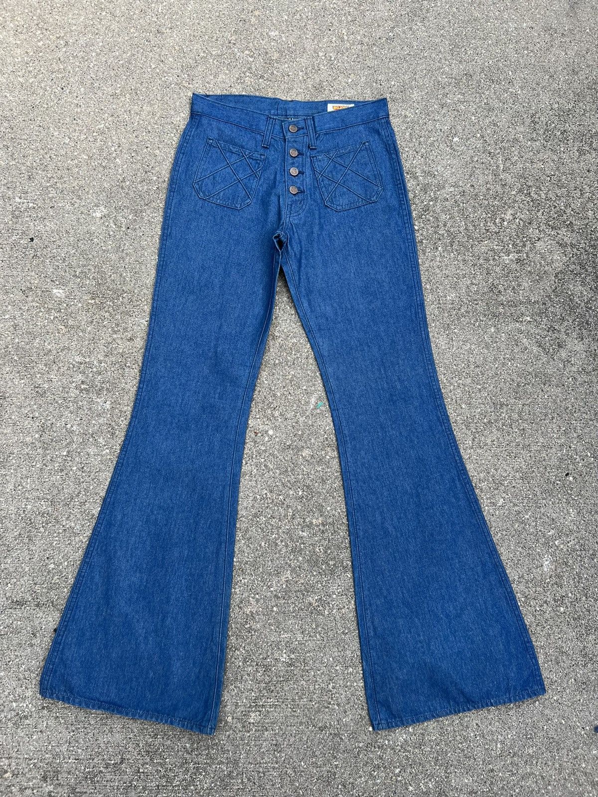 Big John Super Flare Vintage Big John Japan Denim Jeans Size US 30 / EU 46 - 1 Thumbnail