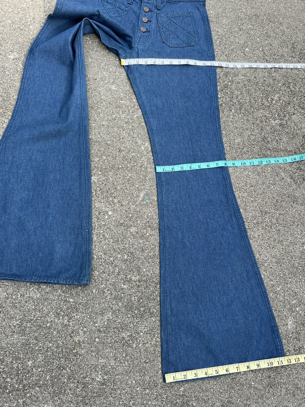 Big John Super Flare Vintage Big John Japan Denim Jeans Size US 30 / EU 46 - 3 Thumbnail