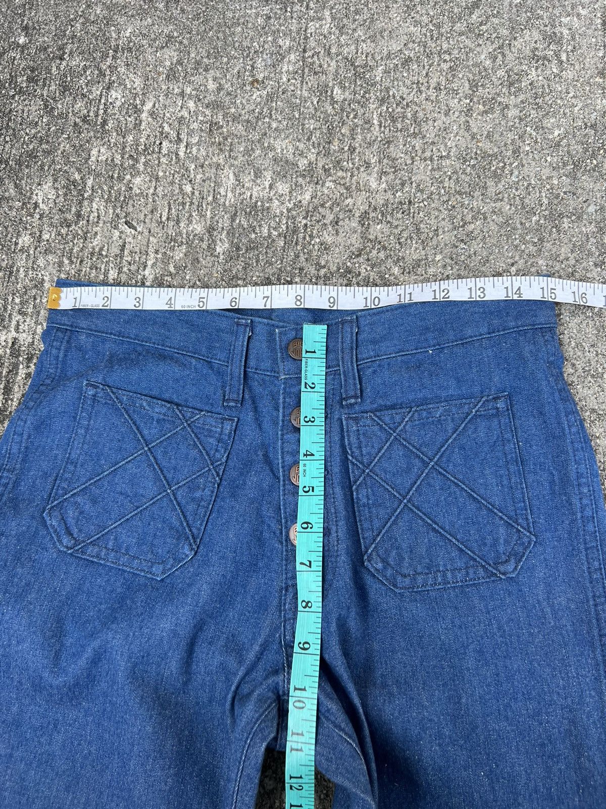Big John Vintage Big John Japan Denim Super Flare Jeans Size US 30 / EU 46 - 2 Thumbnail