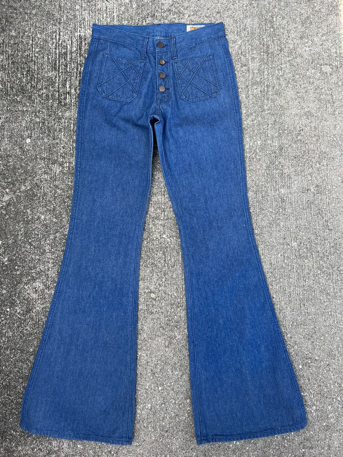 image of Big John Japan Denim Super Flare Jeans, Men's (Size 30)