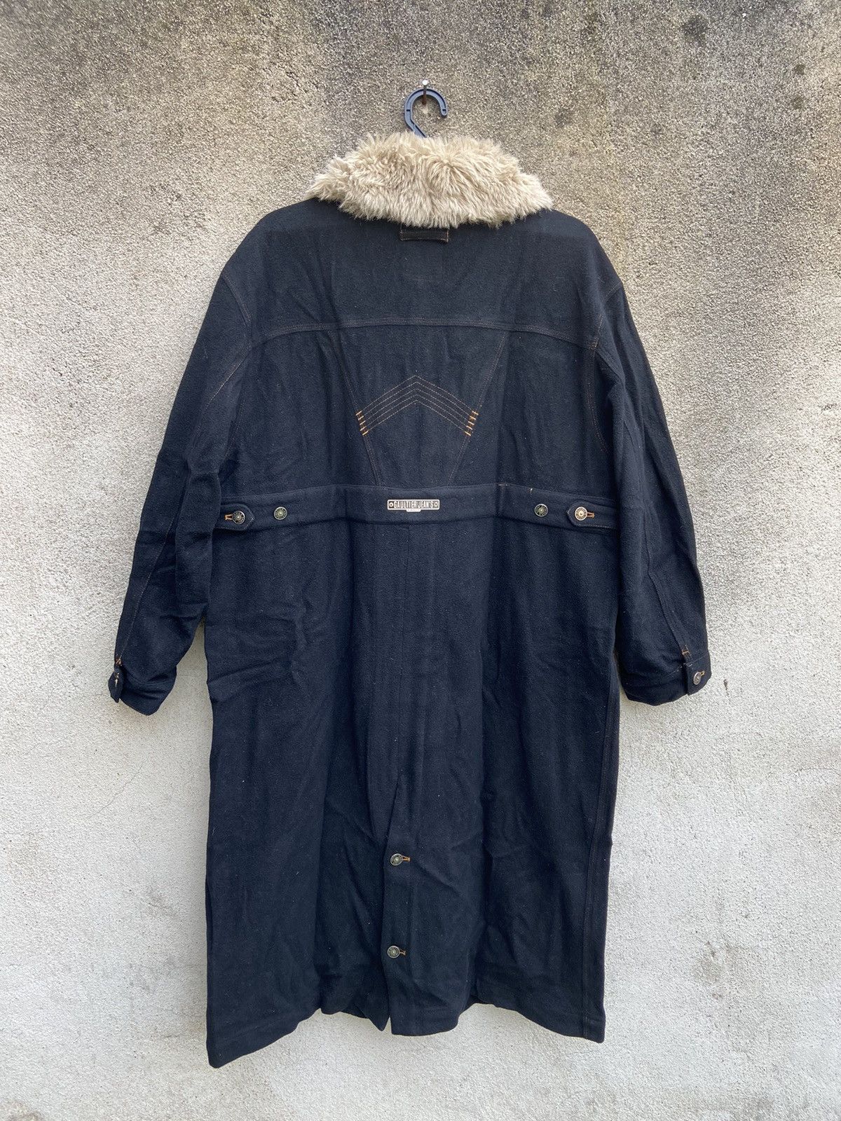Jean Paul Gaultier Jean Paul Gaultier Fur Wool Overcoat Long Coat Size US M / EU 48-50 / 2 - 5 Thumbnail
