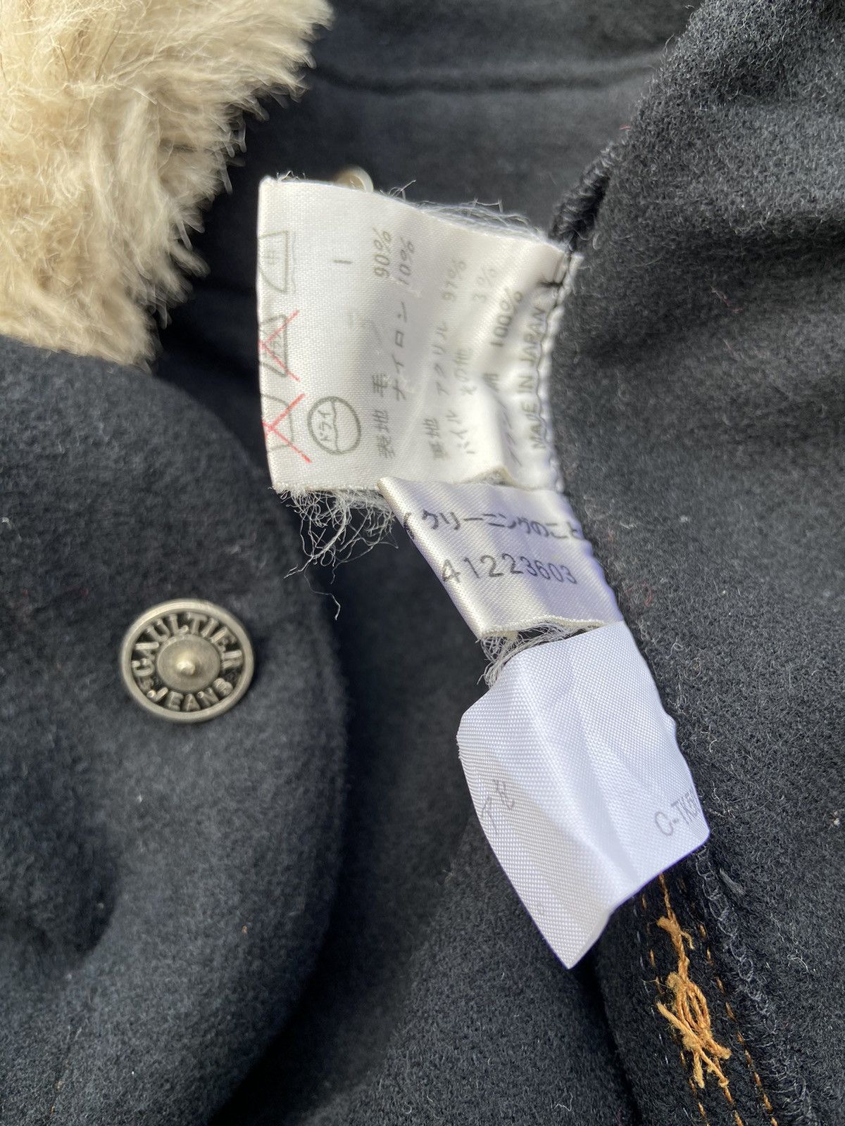 Jean Paul Gaultier Jean Paul Gaultier Fur Wool Overcoat Long Coat Size US M / EU 48-50 / 2 - 9 Thumbnail