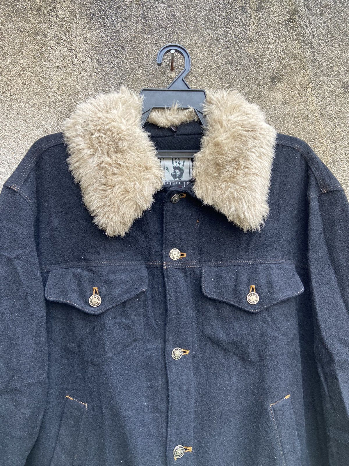 Jean Paul Gaultier Jean Paul Gaultier Fur Wool Overcoat Long Coat Size US M / EU 48-50 / 2 - 4 Thumbnail