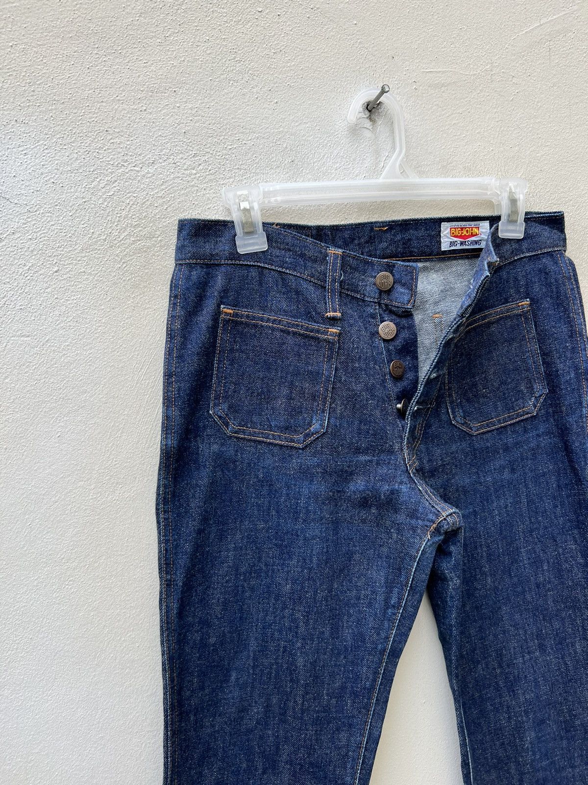 Big John Vintage Big John Japan Black Tab Denim Super Flare Jeans Size US 29 - 9 Thumbnail