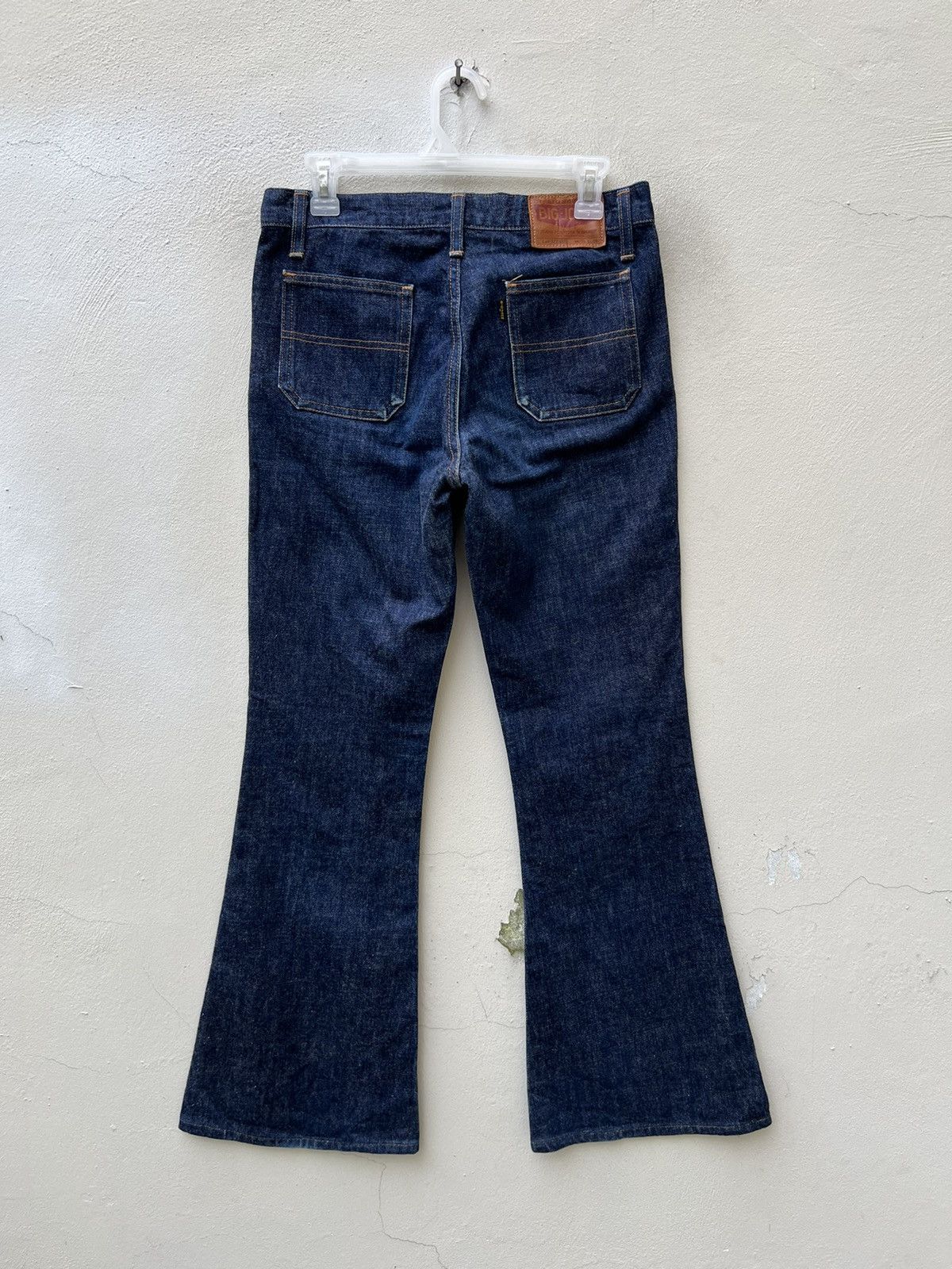 Big John Vintage Big John Japan Black Tab Denim Super Flare Jeans Size US 29 - 15 Thumbnail