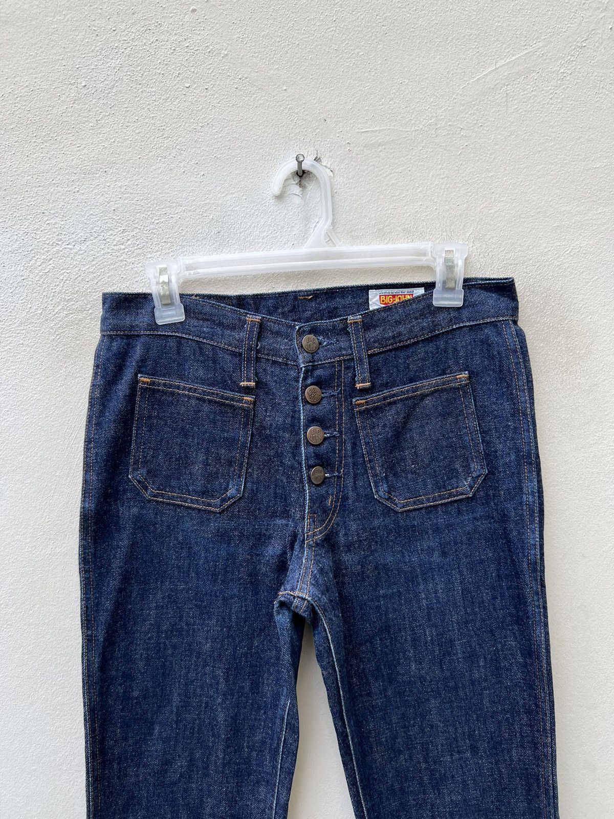 Big John Vintage Big John Japan Black Tab Denim Super Flare Jeans Size US 29 - 7 Thumbnail