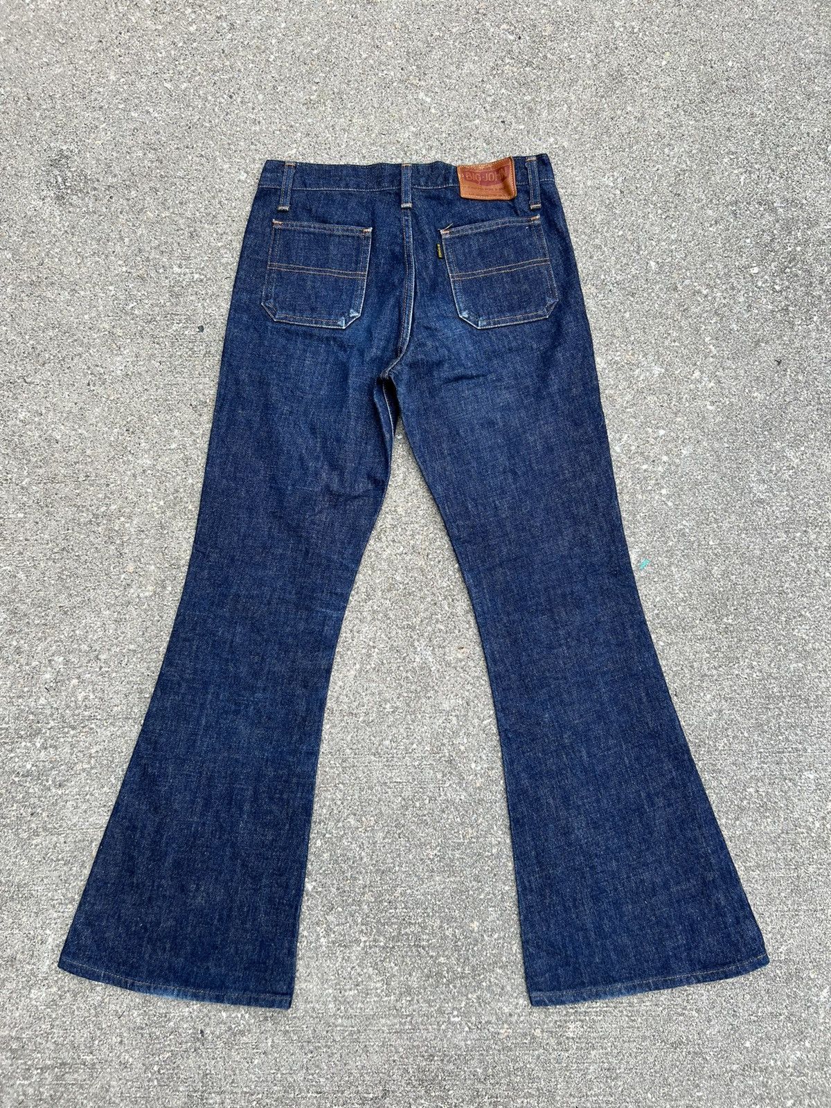 Big John Vintage Big John Japan Black Tab Denim Super Flare Jeans Size US 29 - 5 Thumbnail