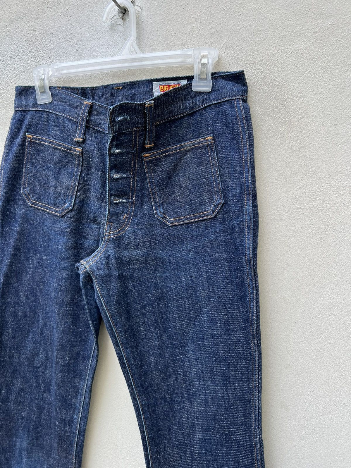 Big John Vintage Big John Japan Black Tab Denim Super Flare Jeans Size US 29 - 12 Thumbnail