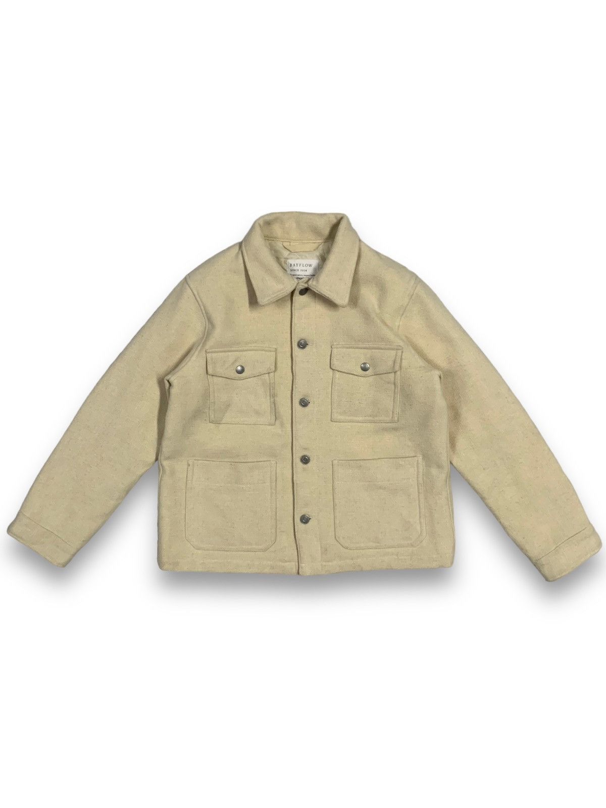 Japanese Brand Japanese Brand BAYFLOW Button Up Quilted Overshirt / Shacket Size M / US 6-8 / IT 42-44 - 1 Thumbnail