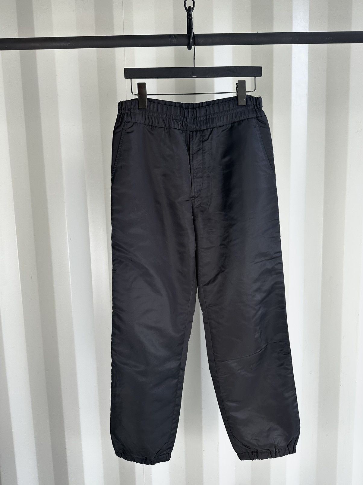 Quilted Nylon Flight Bomber Pants
