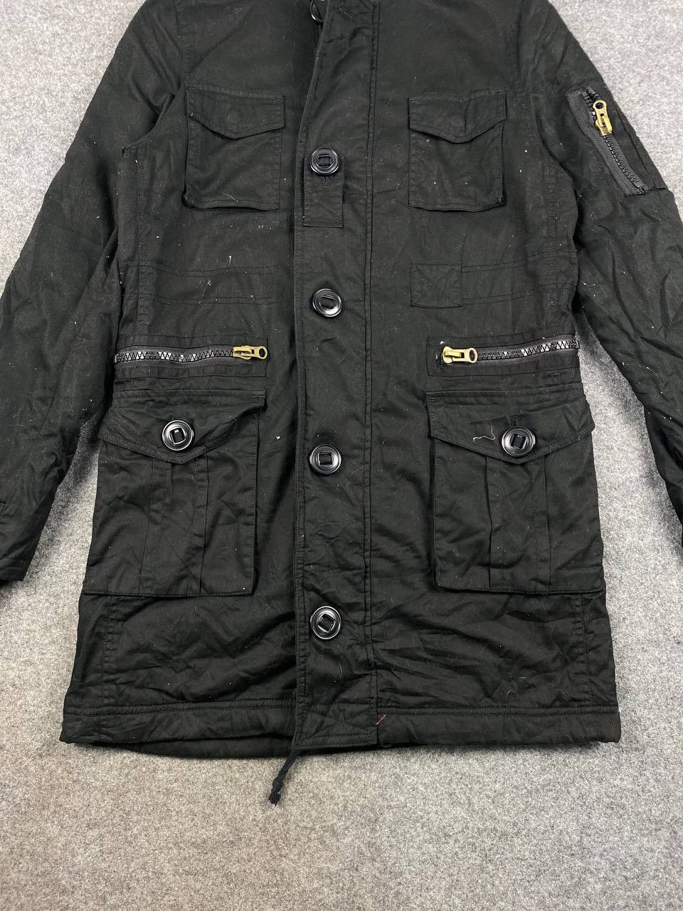 Japanese Brand japanese brands black parka fleece lining Size US M / EU 48-50 / 2 - 3 Thumbnail