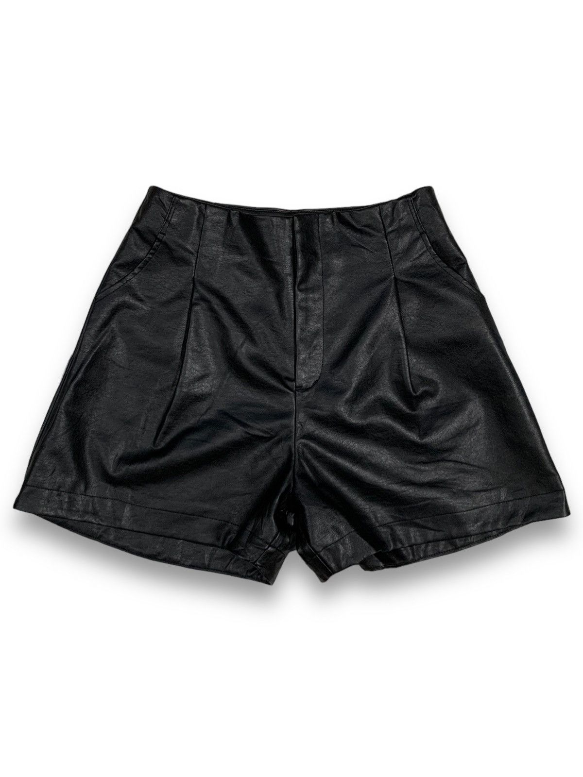 GRLFRND Japanese Brand GRL High Waist Faux Leather Short Size 26" / US 2 / IT 38 - 2 Thumbnail