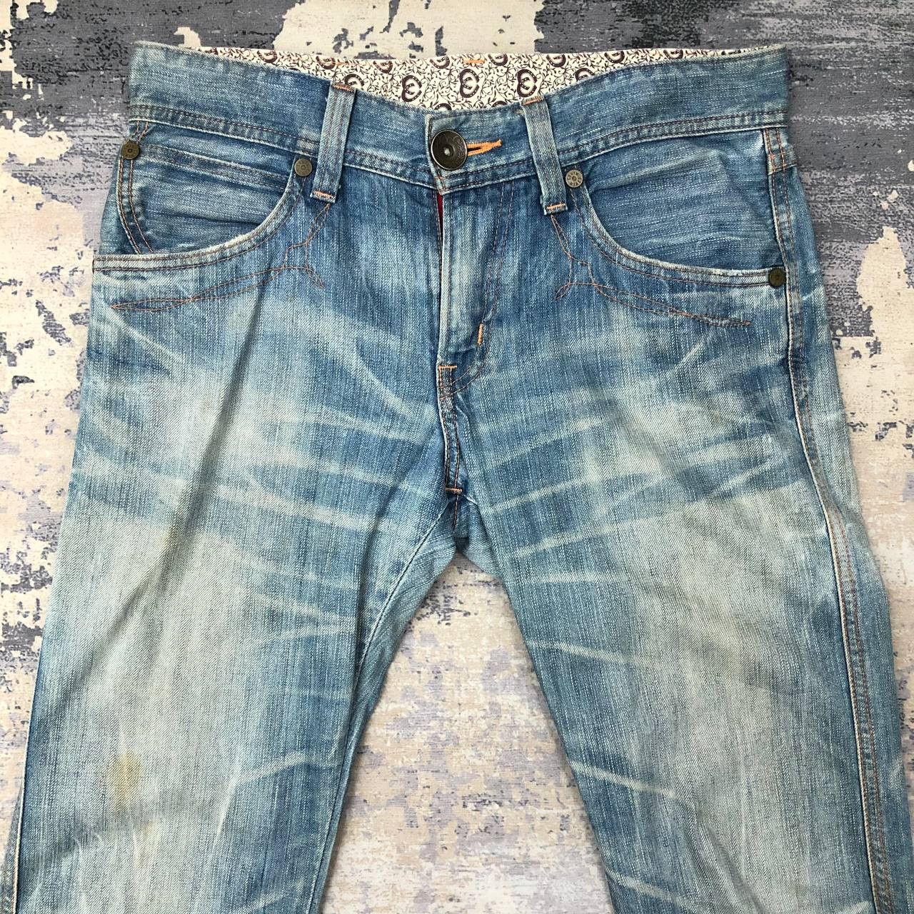 Edwin P662 BLUE TRIP EDWIN SLIMFIT STONE WASH DENIM Size US 34 / EU 50 - 3 Thumbnail