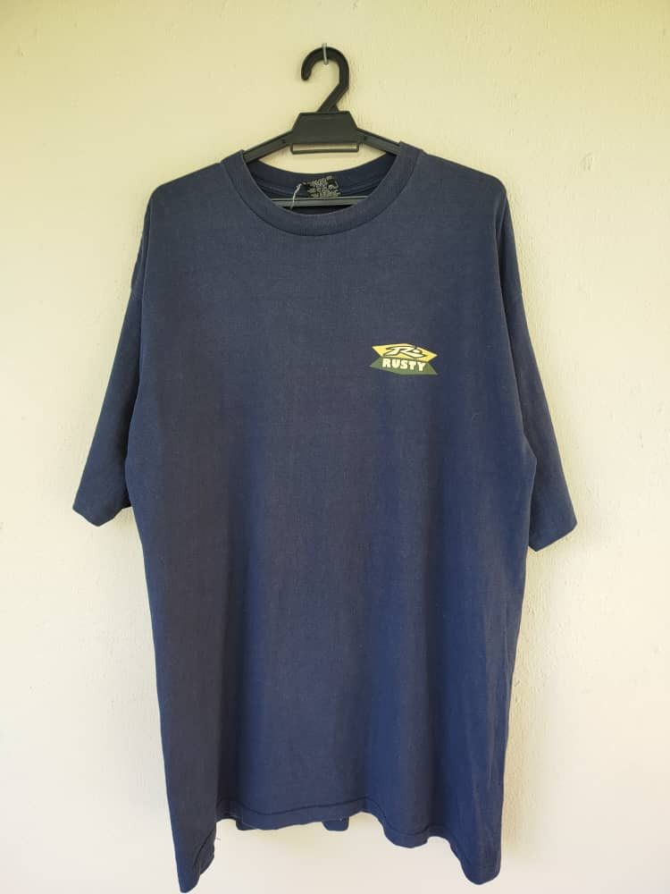 Rusty 90's Vintage Rusty Skate / Surf T Made in USA Size US XL / EU 56 / 4 - 2 Thumbnail