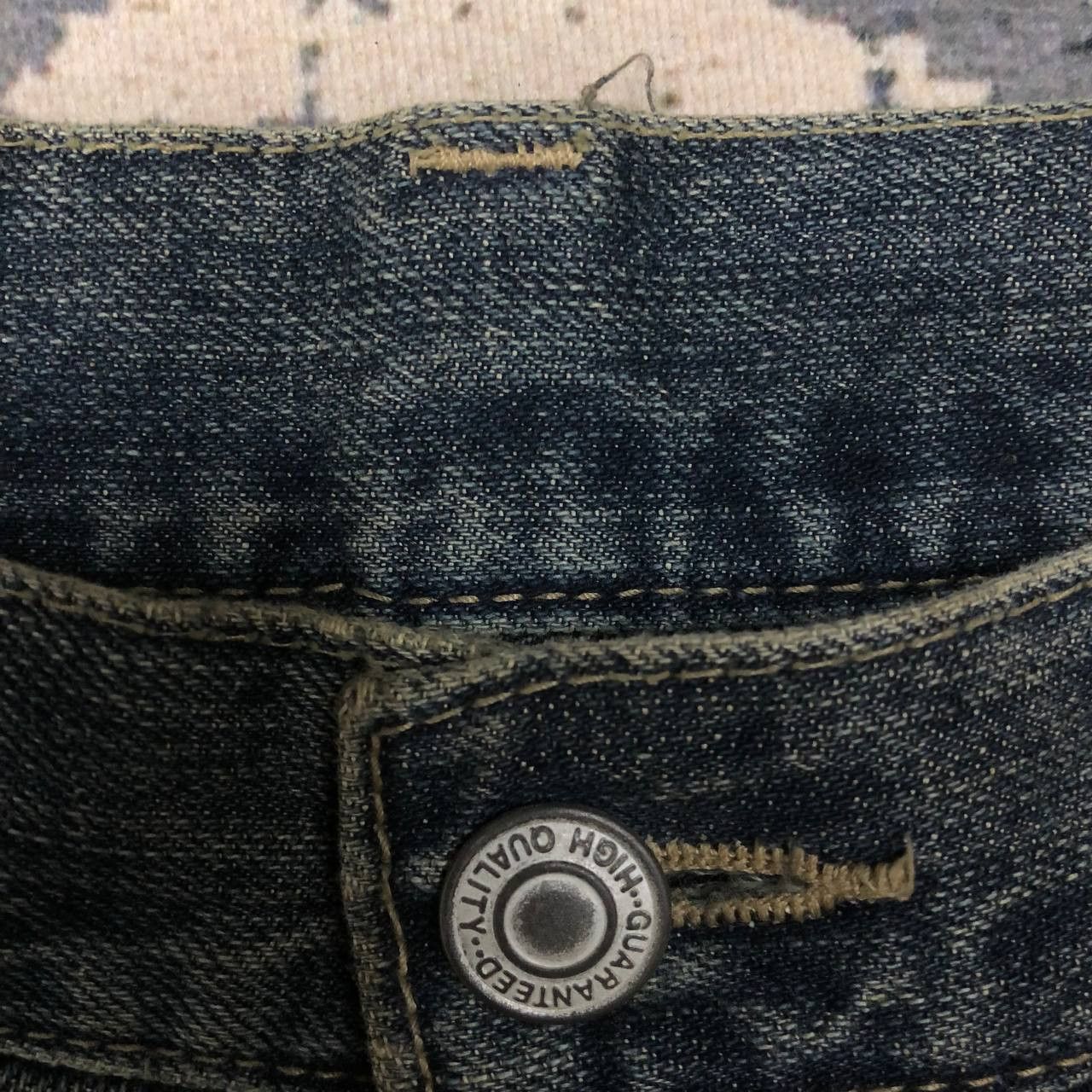 Japanese Brand P661 JAPAN VTG SUKAJAN TIGER PAINT DENIM Size US 36 / EU 52 - 7 Thumbnail