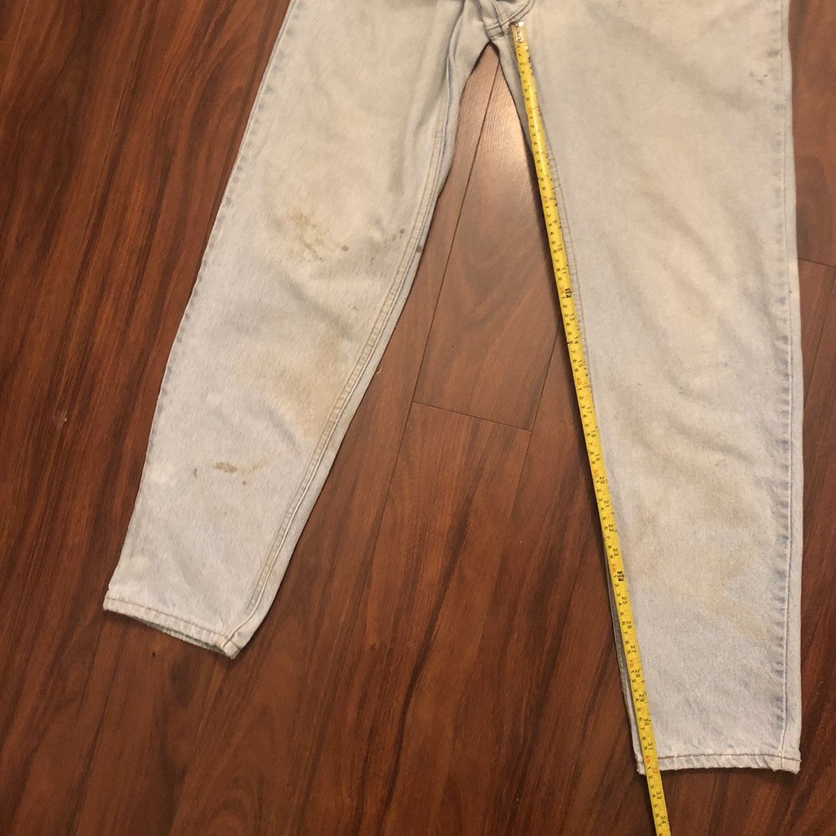 Levi's × Levi's Vintage Clothing × Vintage Vintage 80s 90s Levis 550 Orange Tab Stone Wash Denim Jeans Size US 33 - 6 Thumbnail