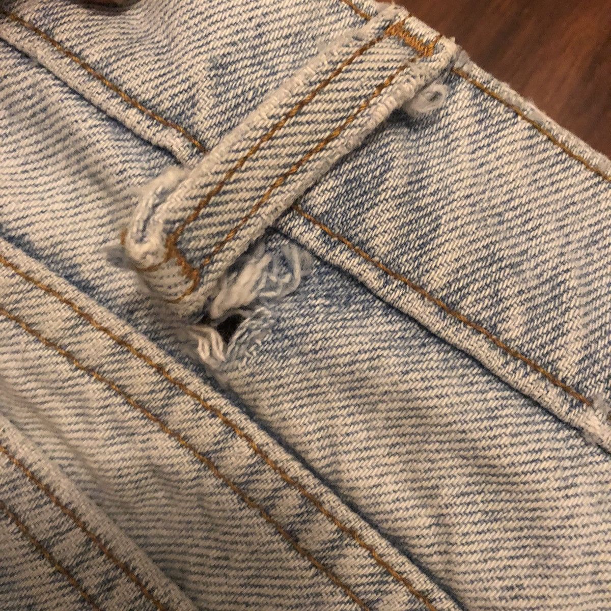 Levi's × Levi's Vintage Clothing × Vintage Vintage 80s 90s Levis 550 Orange Tab Stone Wash Denim Jeans Size US 33 - 7 Thumbnail