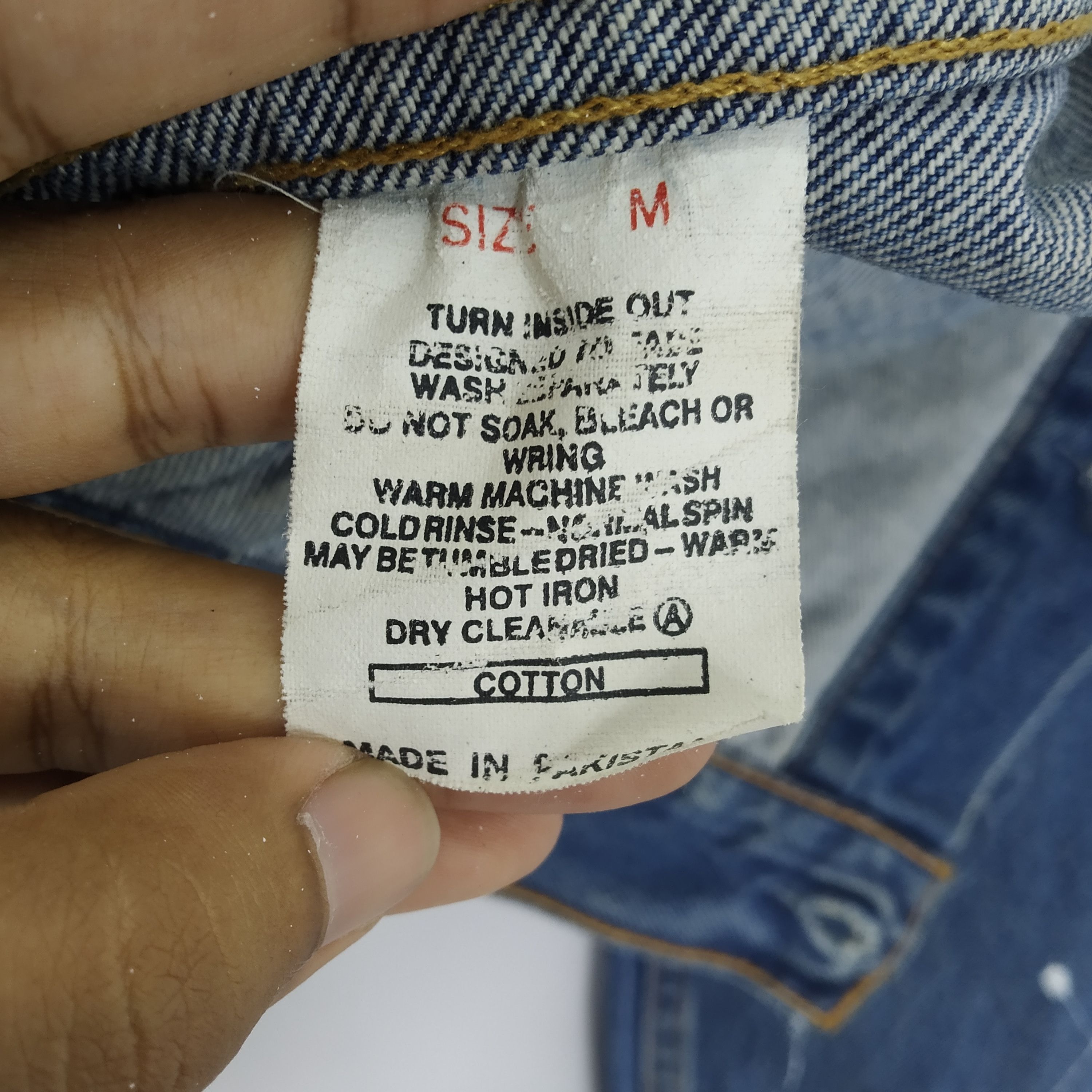 Handmade Levi's Trucker Denim Jacket Jeans Handpaint Graphics Size US M / EU 48-50 / 2 - 14 Thumbnail