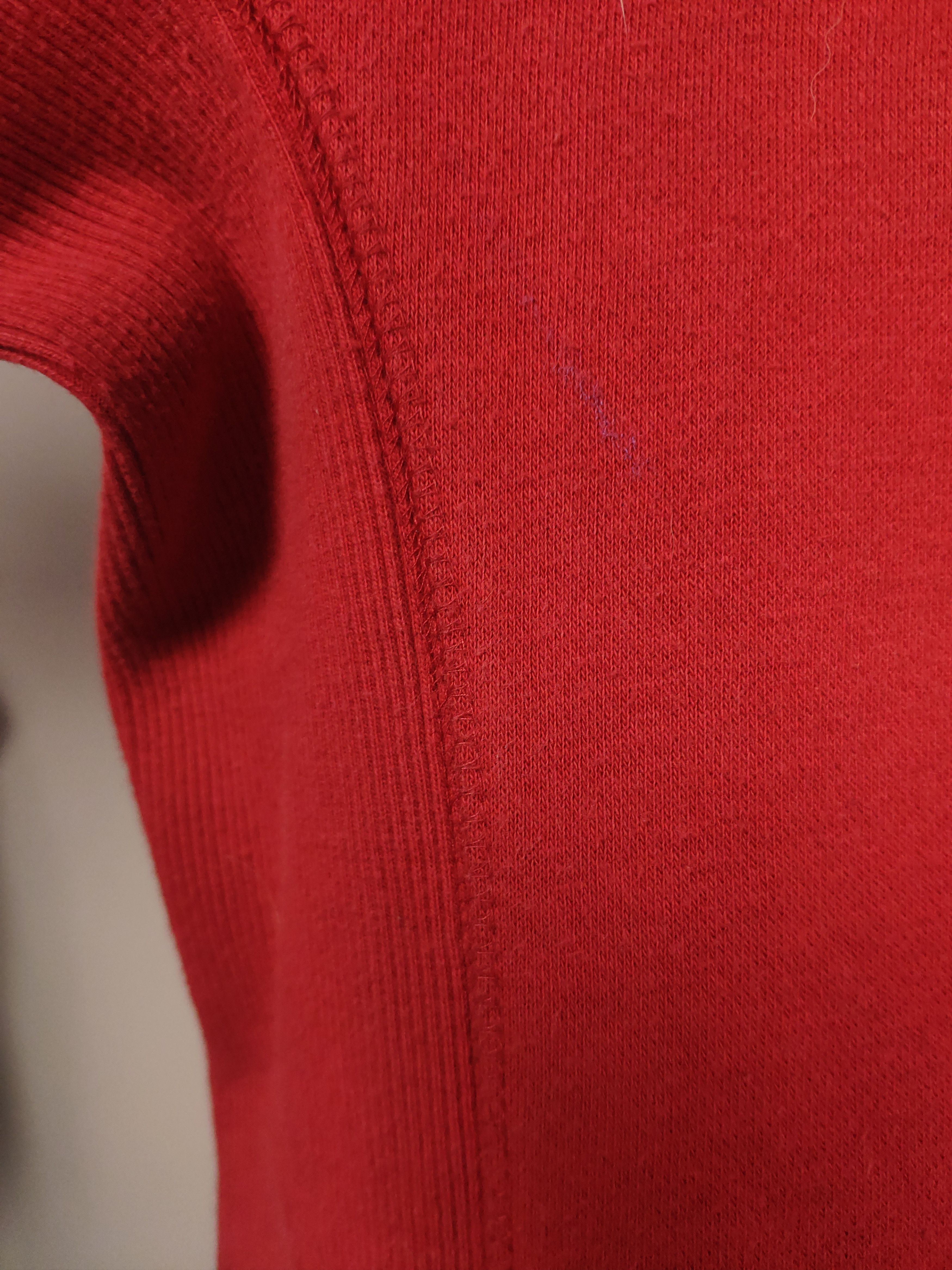 Nike × Vintage Nike vintage spellout sweatshirt red center circle logo Y2K Size US M / EU 48-50 / 2 - 7 Thumbnail