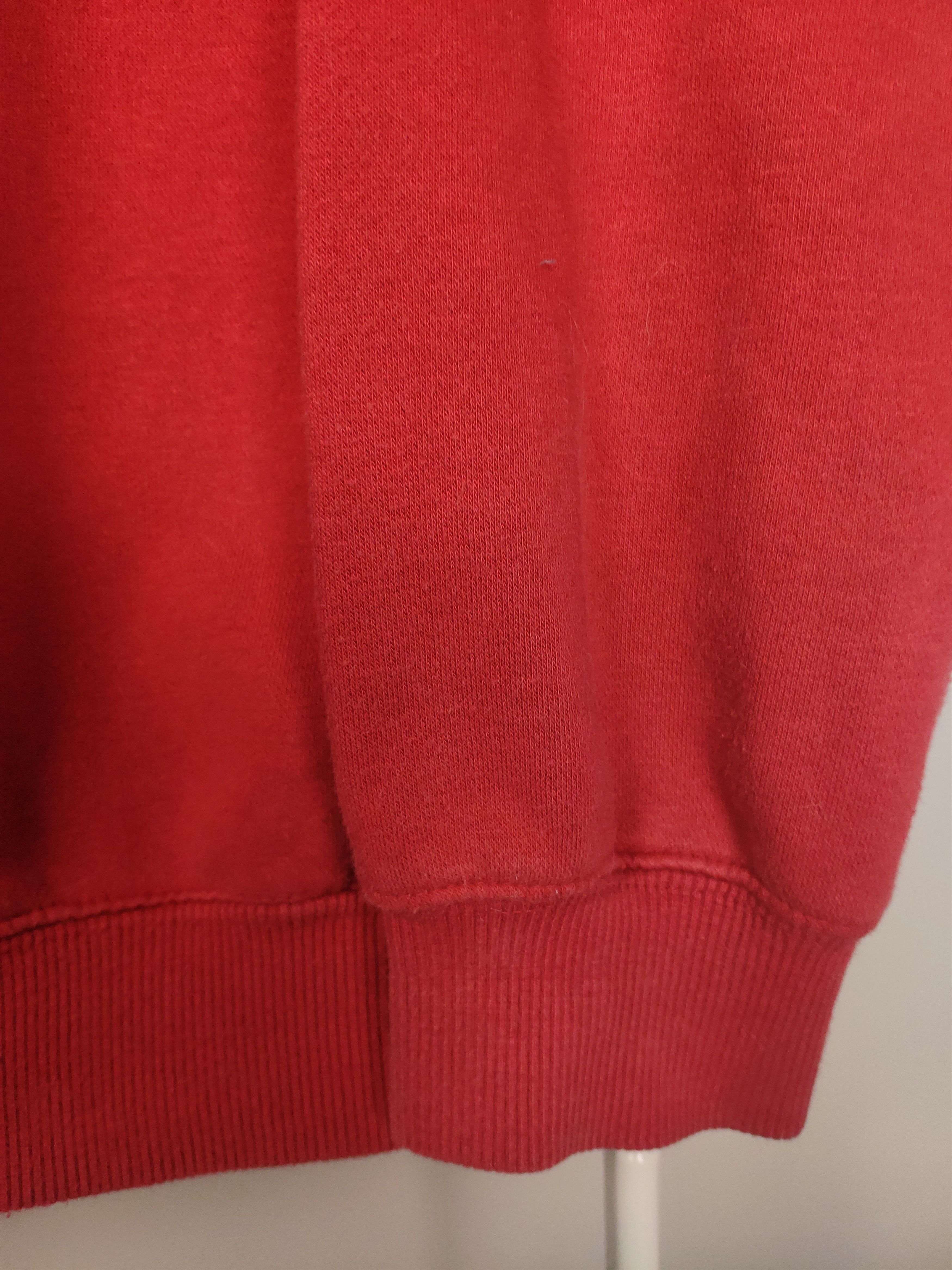 Nike × Vintage Nike vintage spellout sweatshirt red center circle logo Y2K Size US M / EU 48-50 / 2 - 6 Thumbnail