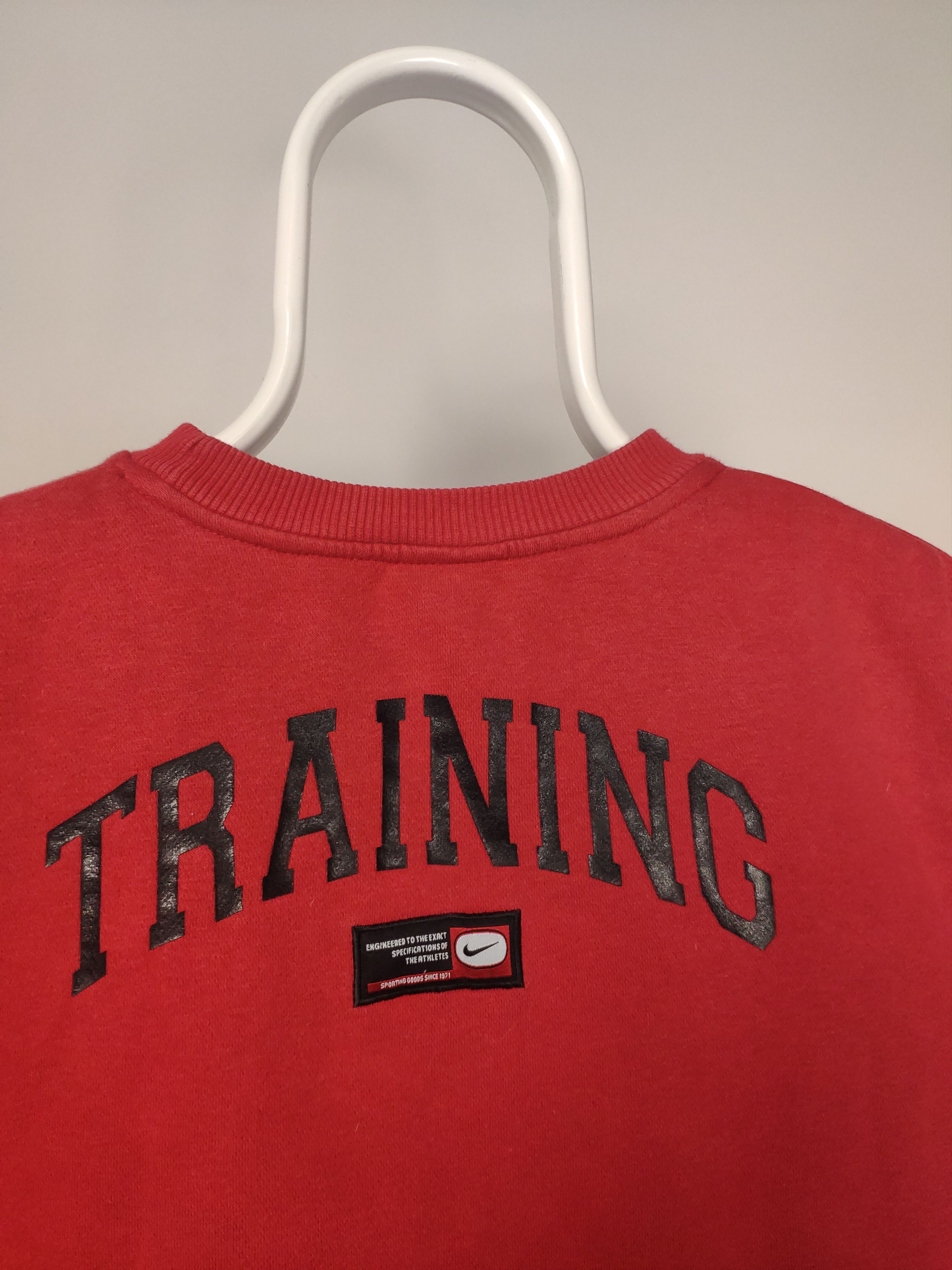 Nike × Vintage Nike vintage spellout sweatshirt red center circle logo Y2K Size US M / EU 48-50 / 2 - 2 Thumbnail