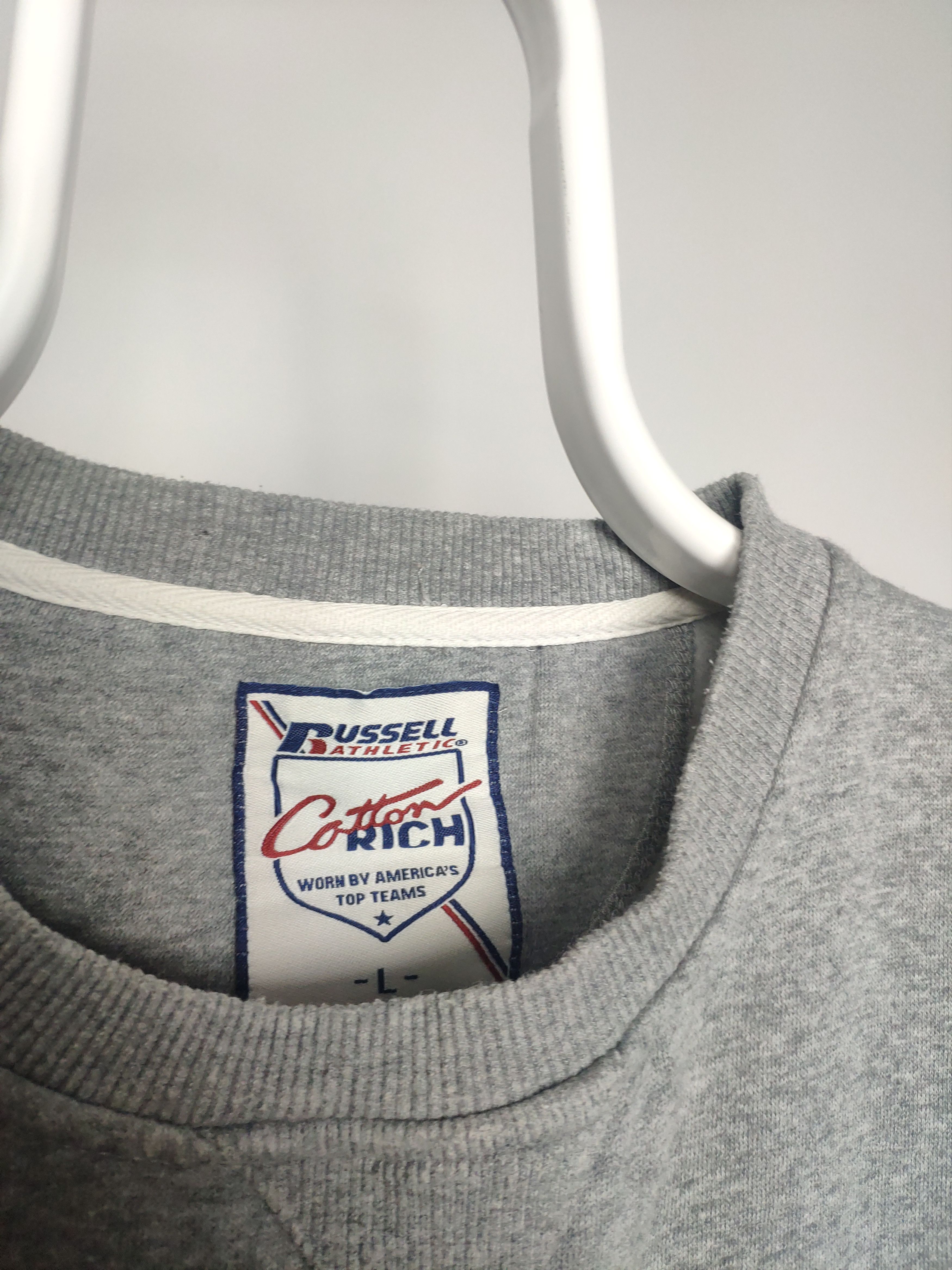 Russell Athletic Russell Athletic vintage spell out sweatshirt grey sports Size US L / EU 52-54 / 3 - 3 Thumbnail