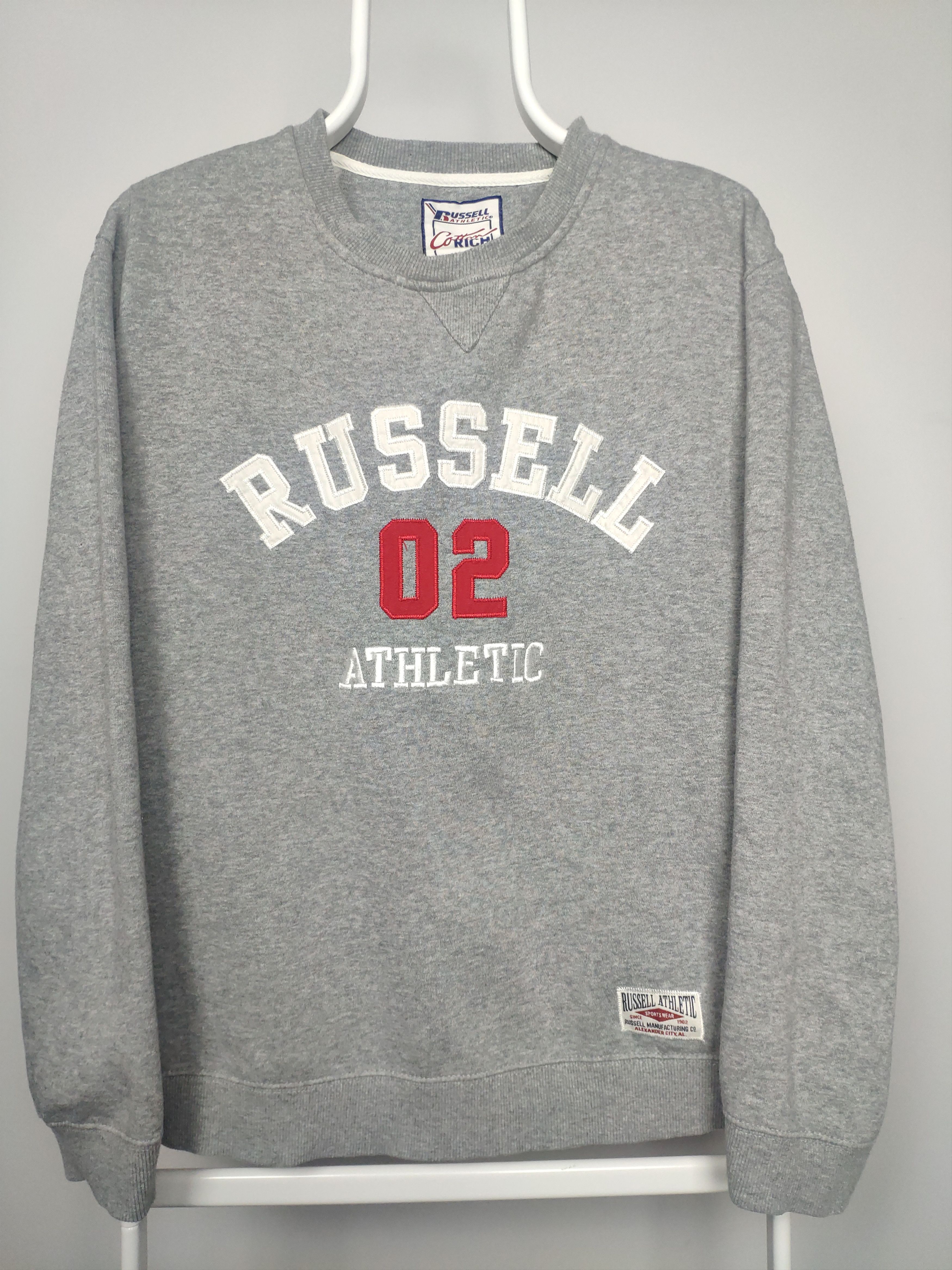 Russell Athletic Russell Athletic vintage spell out sweatshirt grey sports Size US L / EU 52-54 / 3 - 1 Thumbnail