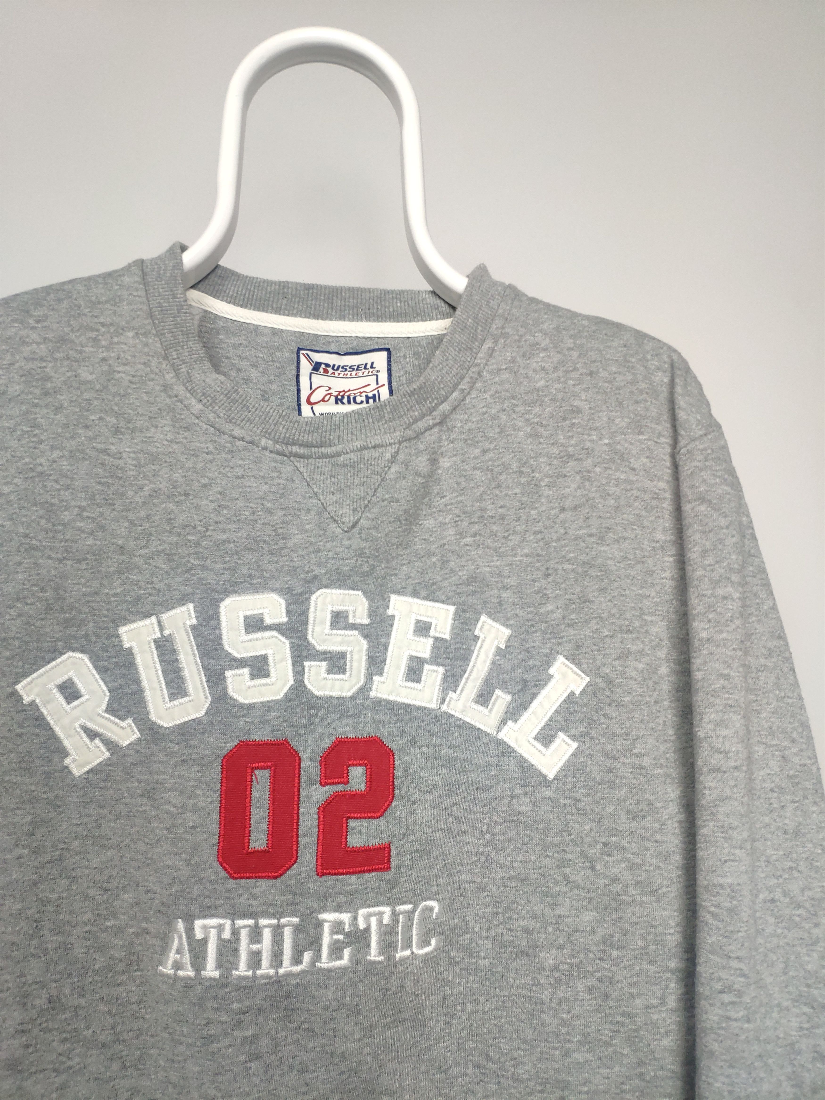 Russell Athletic Russell Athletic vintage spell out sweatshirt grey sports Size US L / EU 52-54 / 3 - 2 Thumbnail