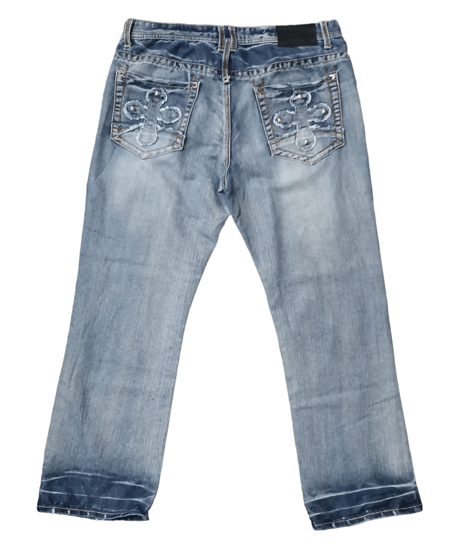 Other Black Denim With CROSS Patch Design Size US 36 / EU 52 - 1 Thumbnail