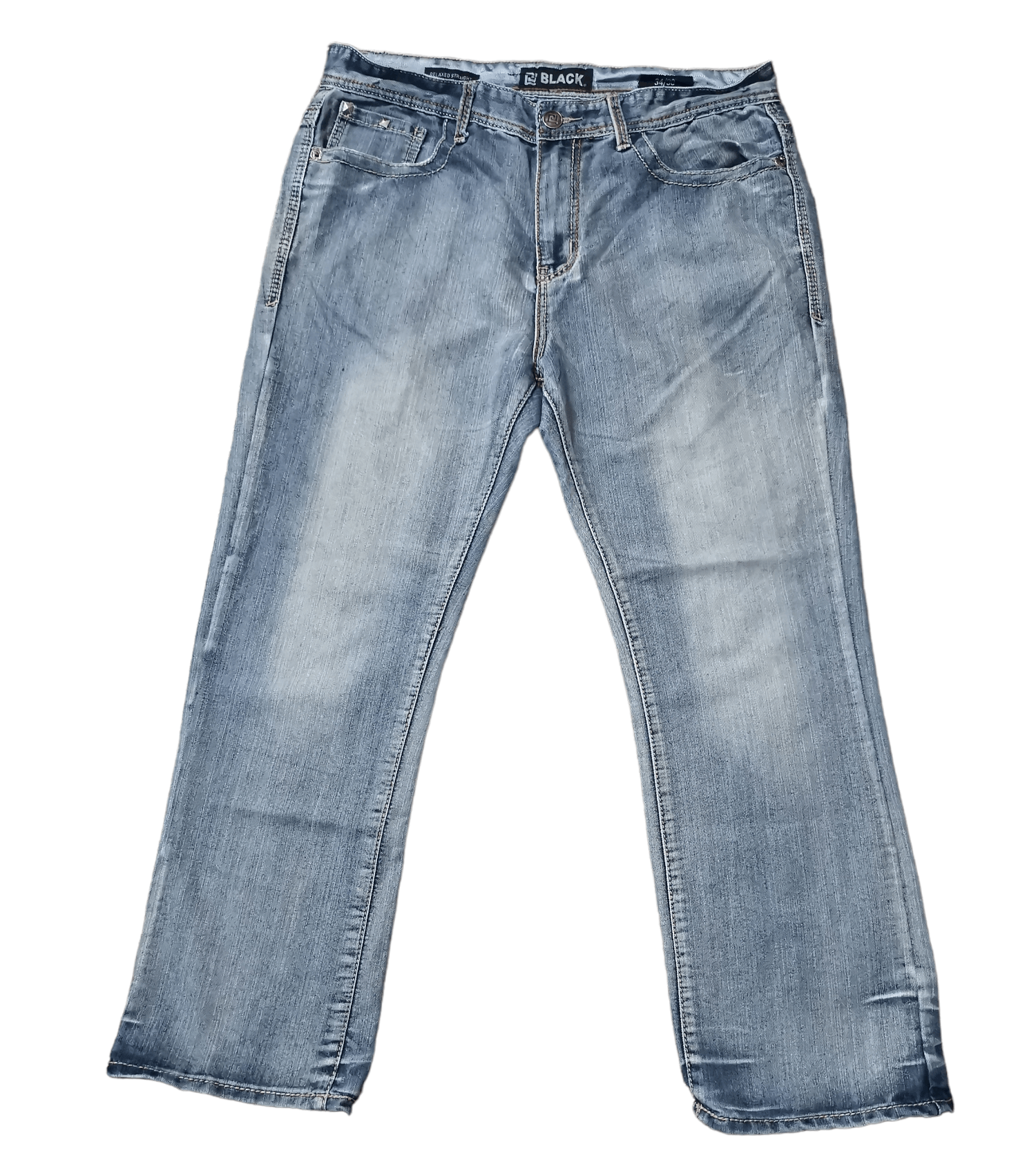Other Black Denim With CROSS Patch Design Size US 36 / EU 52 - 2 Thumbnail