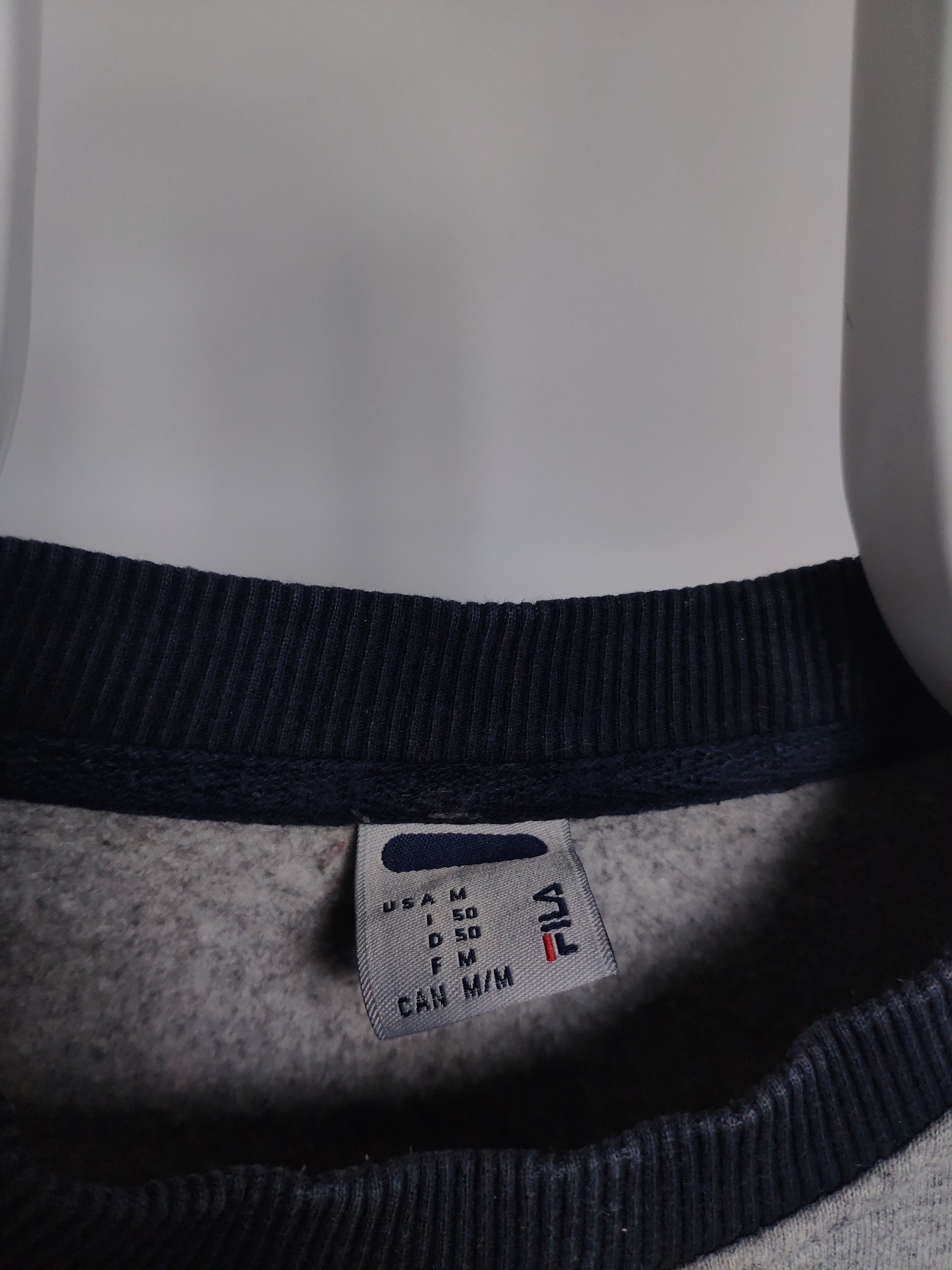 Fila × Vintage Fila vintage spellout sweatshirt blue grey Size US M / EU 48-50 / 2 - 3 Thumbnail