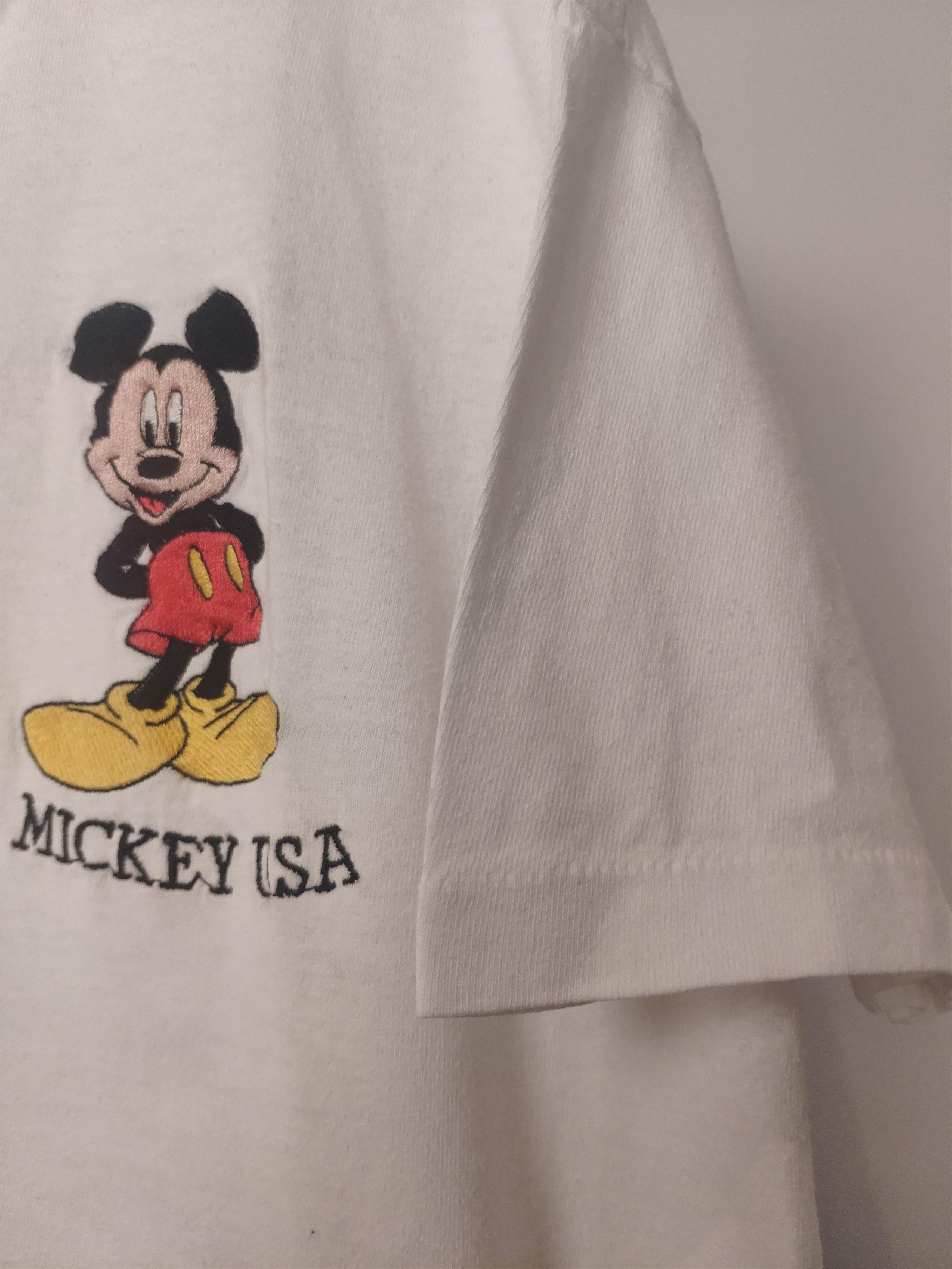 Mickey Mouse × Too Cute Guetta Bros. × Vintage Too Cute Mickey Mouse USA vintage T-shirt embroidery Disney Size US XL / EU 56 / 4 - 5 Thumbnail