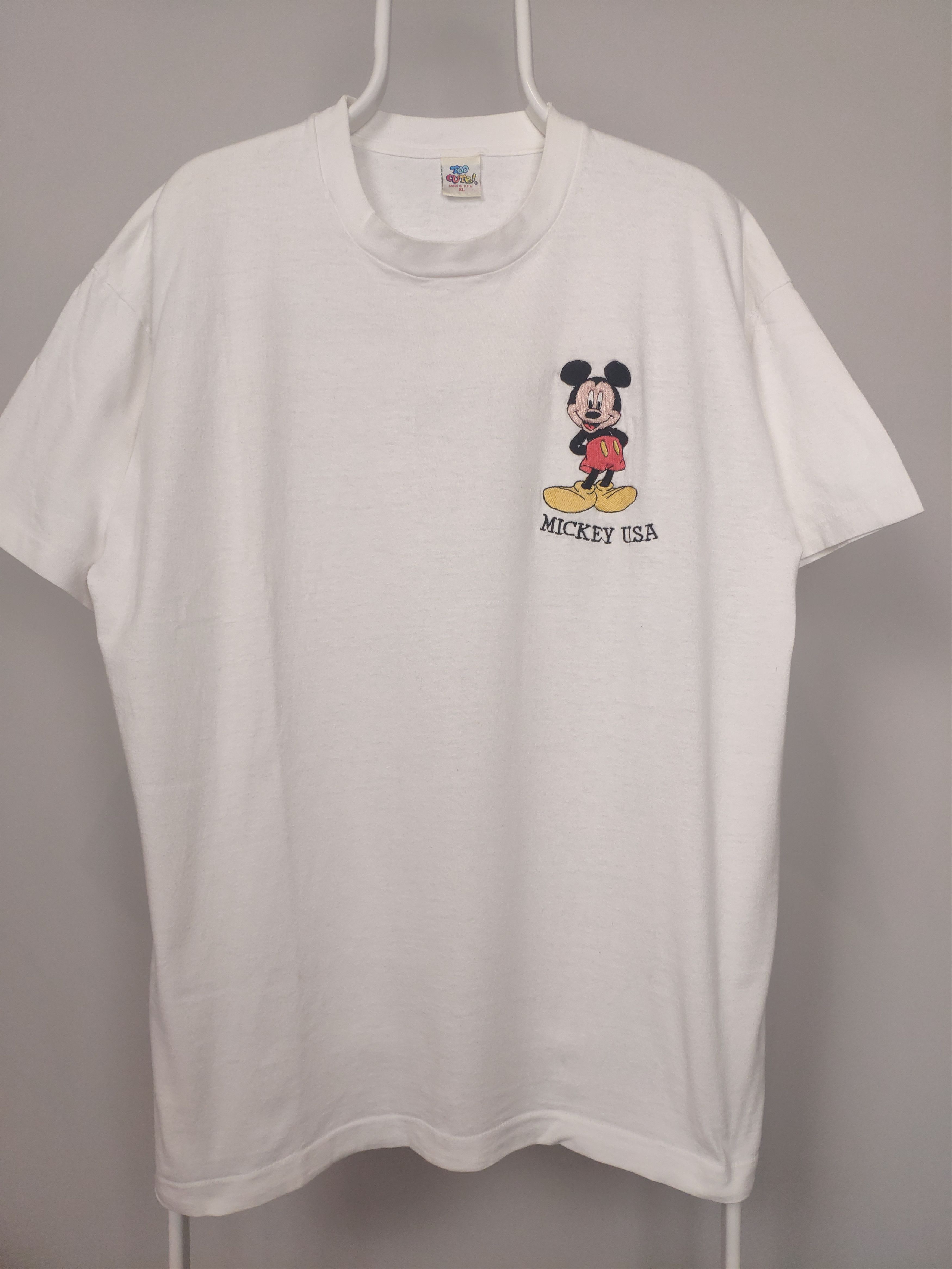 Mickey Mouse × Too Cute Guetta Bros. × Vintage Too Cute Mickey Mouse USA vintage T-shirt embroidery Disney Size US XL / EU 56 / 4 - 1 Thumbnail