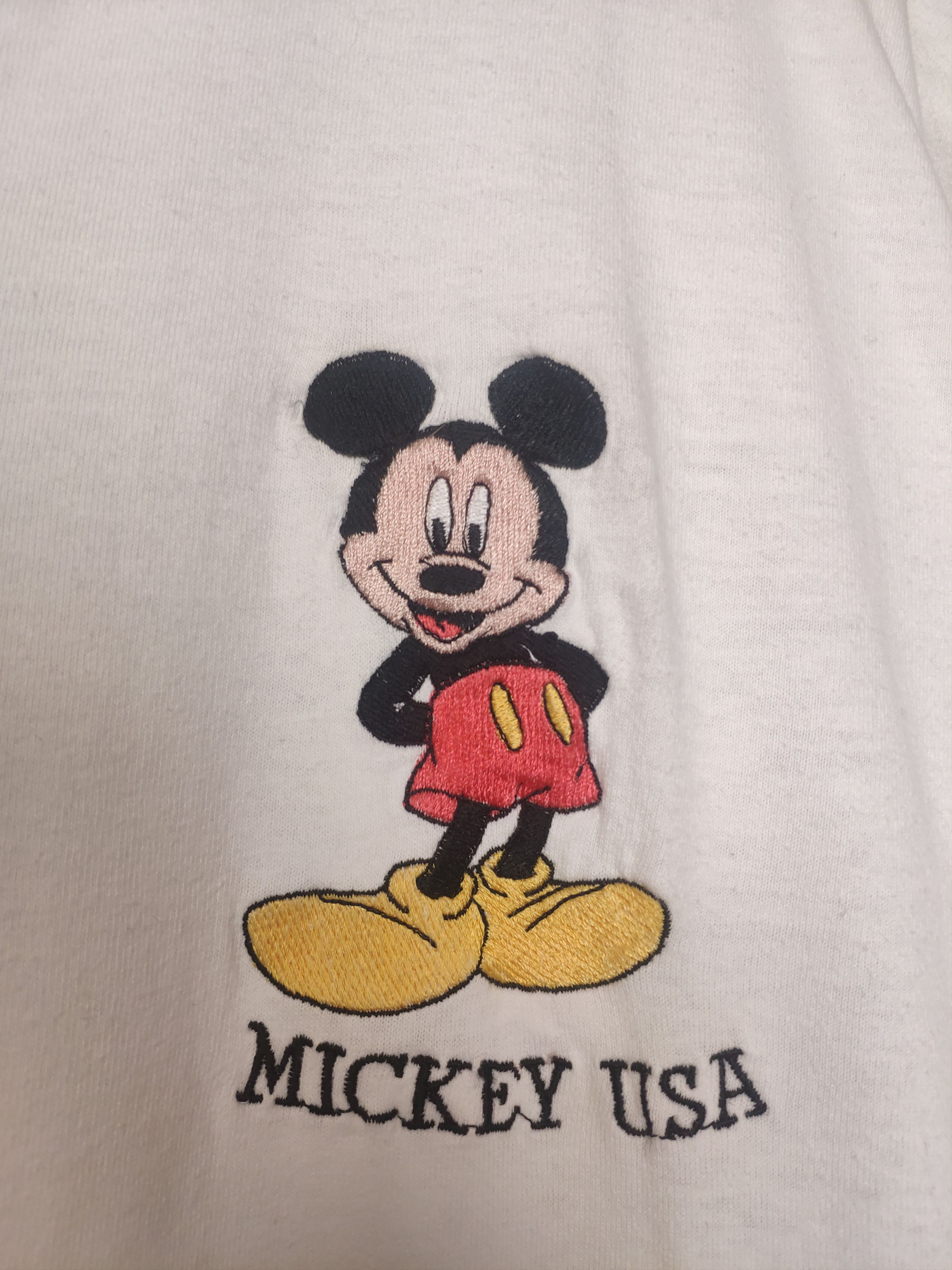 Mickey Mouse × Too Cute Guetta Bros. × Vintage Too Cute Mickey Mouse USA vintage T-shirt embroidery Disney Size US XL / EU 56 / 4 - 3 Thumbnail