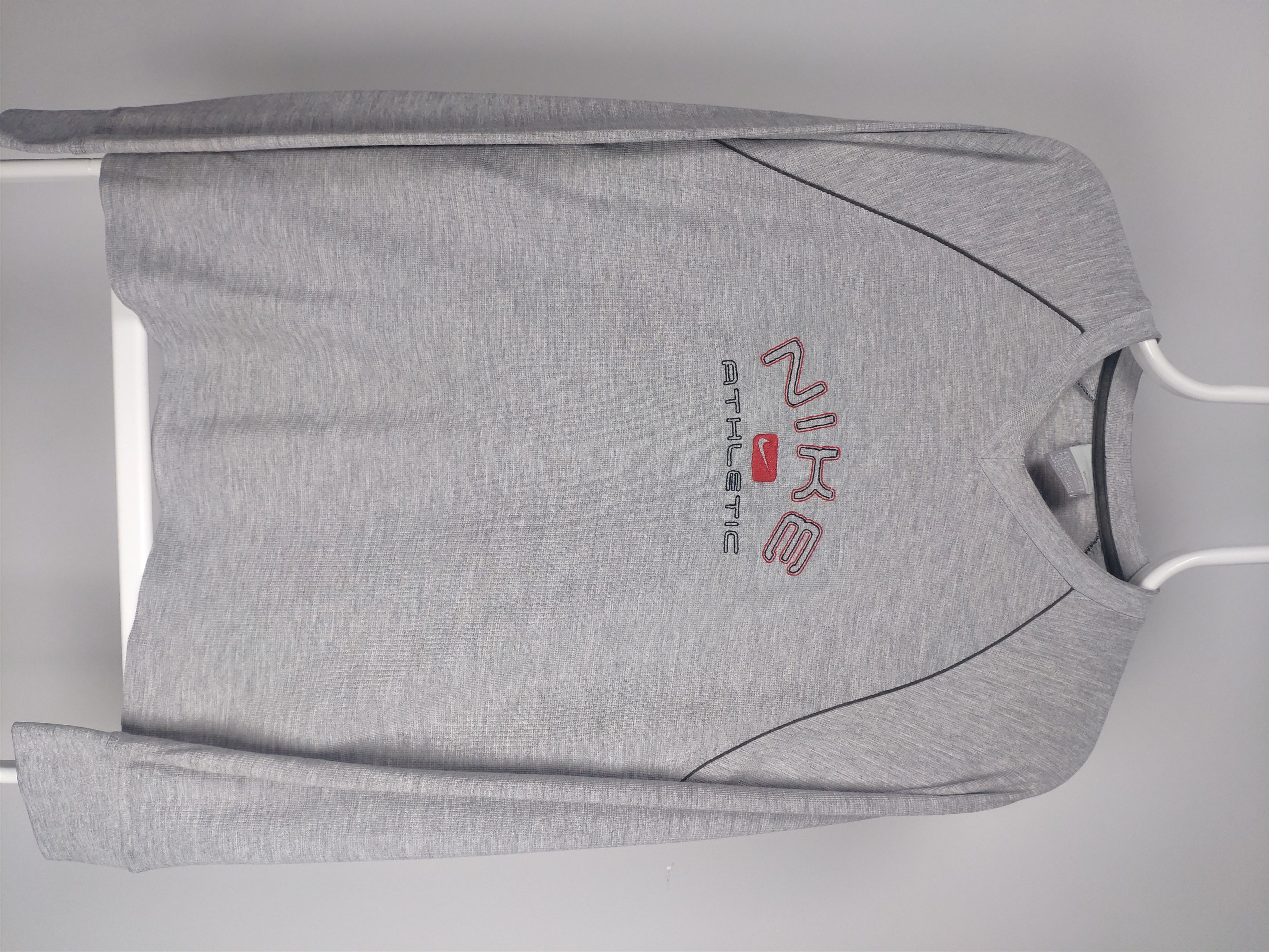 Nike × Vintage Nike athletic vintage spellout sweatshirt center swoosh Size US M / EU 48-50 / 2 - 1 Thumbnail