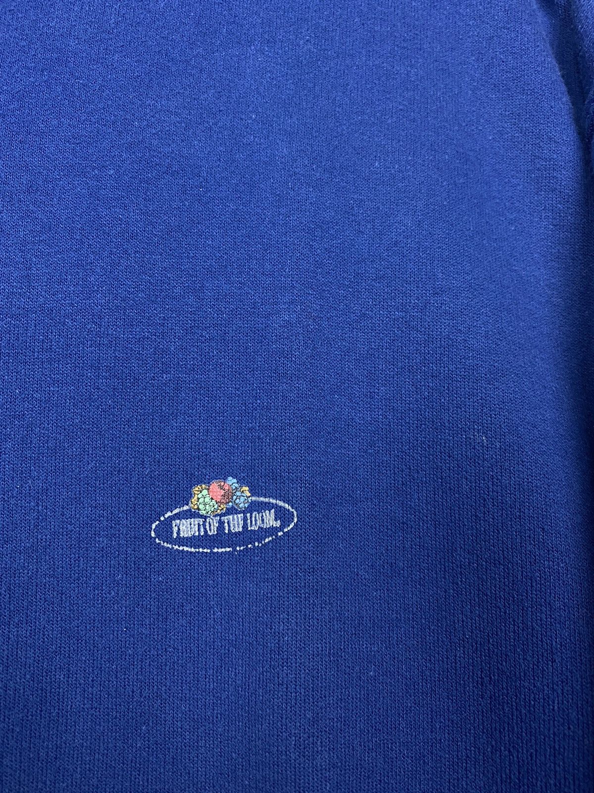 Fruit Of The Loom × Vintage Vintage Fruit of the Loom 90s Sweatshirt Blue essential Size US M / EU 48-50 / 2 - 3 Thumbnail
