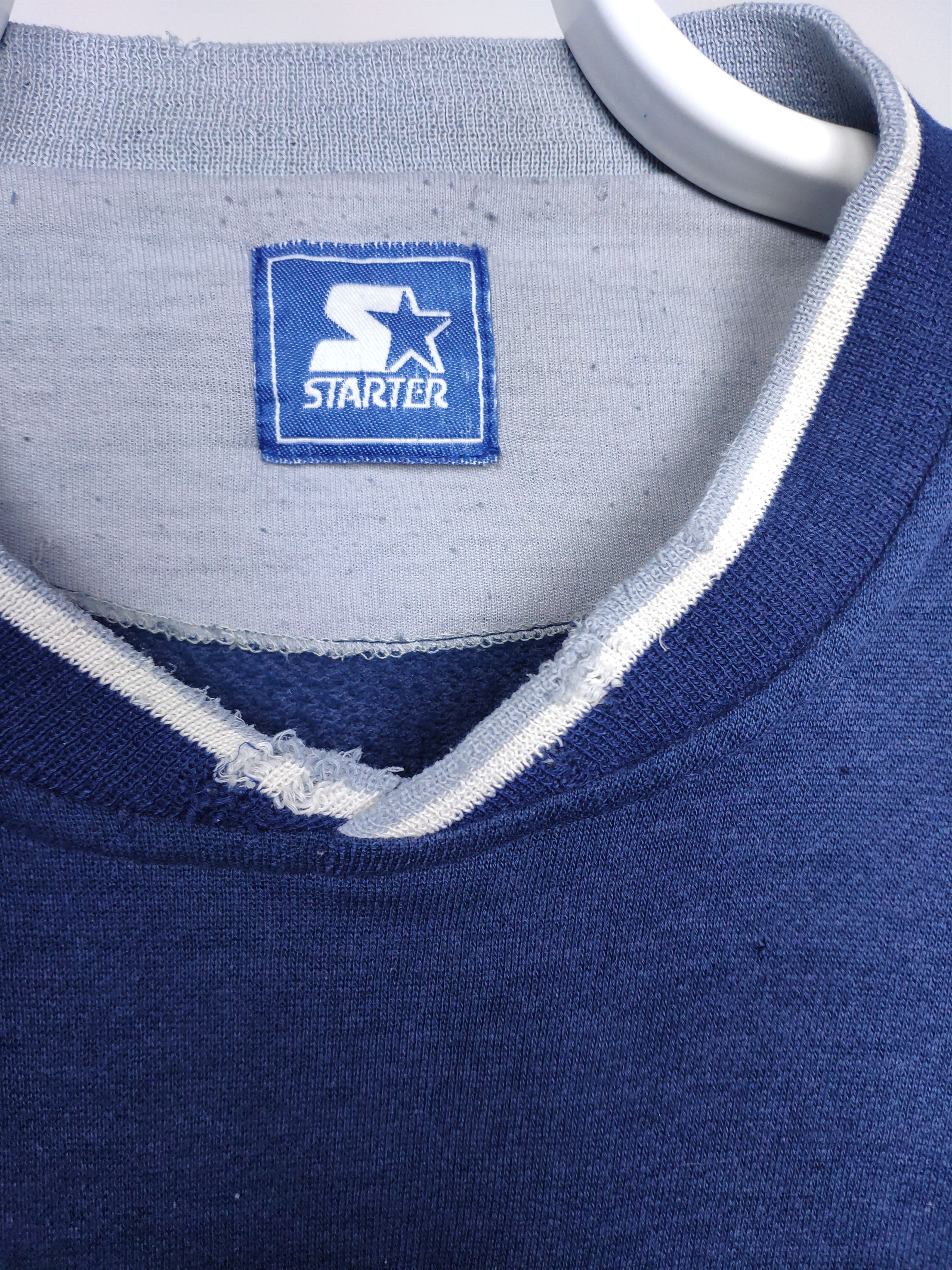NCAA × Starter × Vintage Hoyas vintage starter sweatshirt NCAA navy big center logo Size US L / EU 52-54 / 3 - 5 Thumbnail