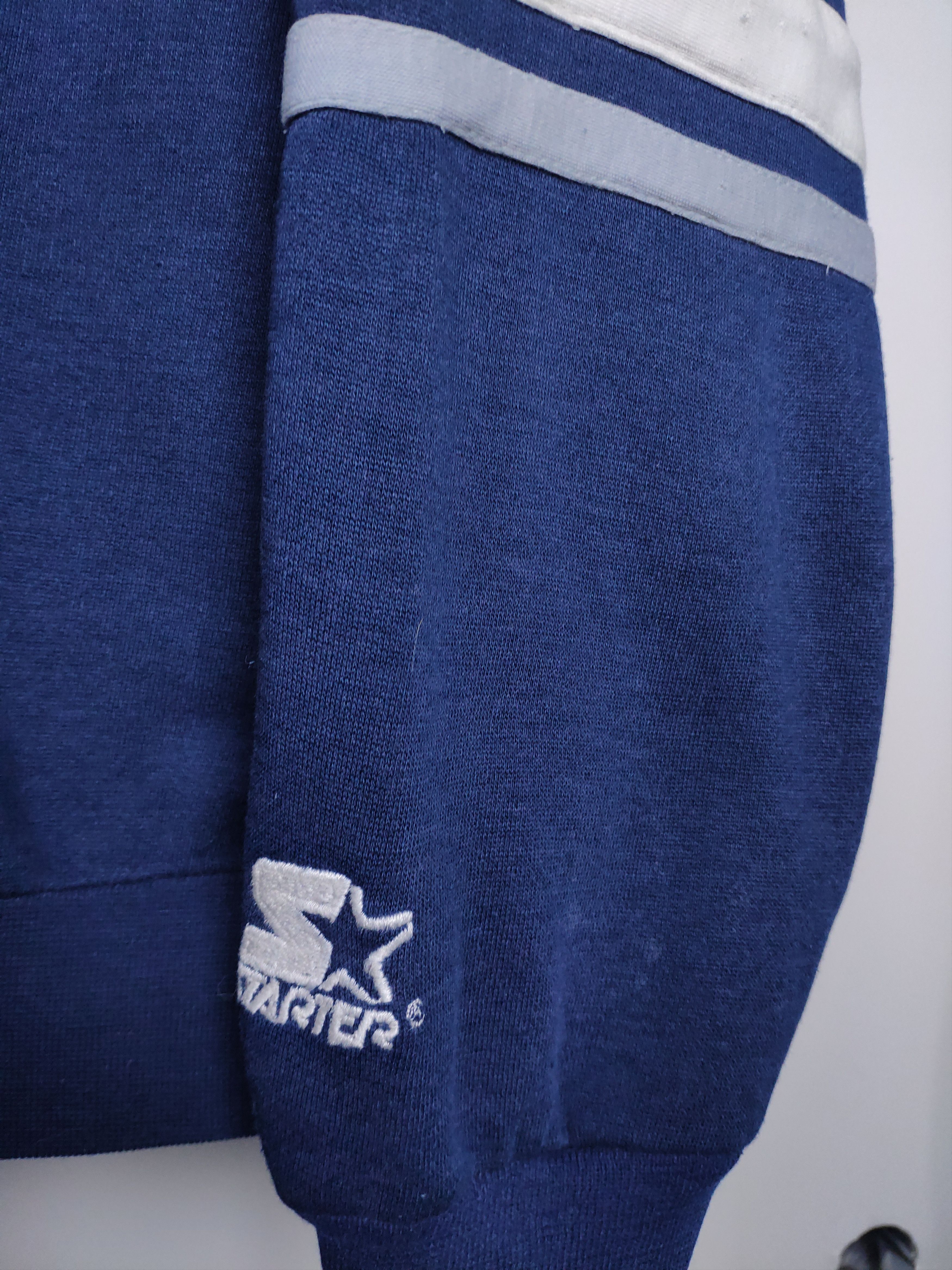 NCAA × Starter × Vintage Hoyas vintage starter sweatshirt NCAA navy big center logo Size US L / EU 52-54 / 3 - 3 Thumbnail