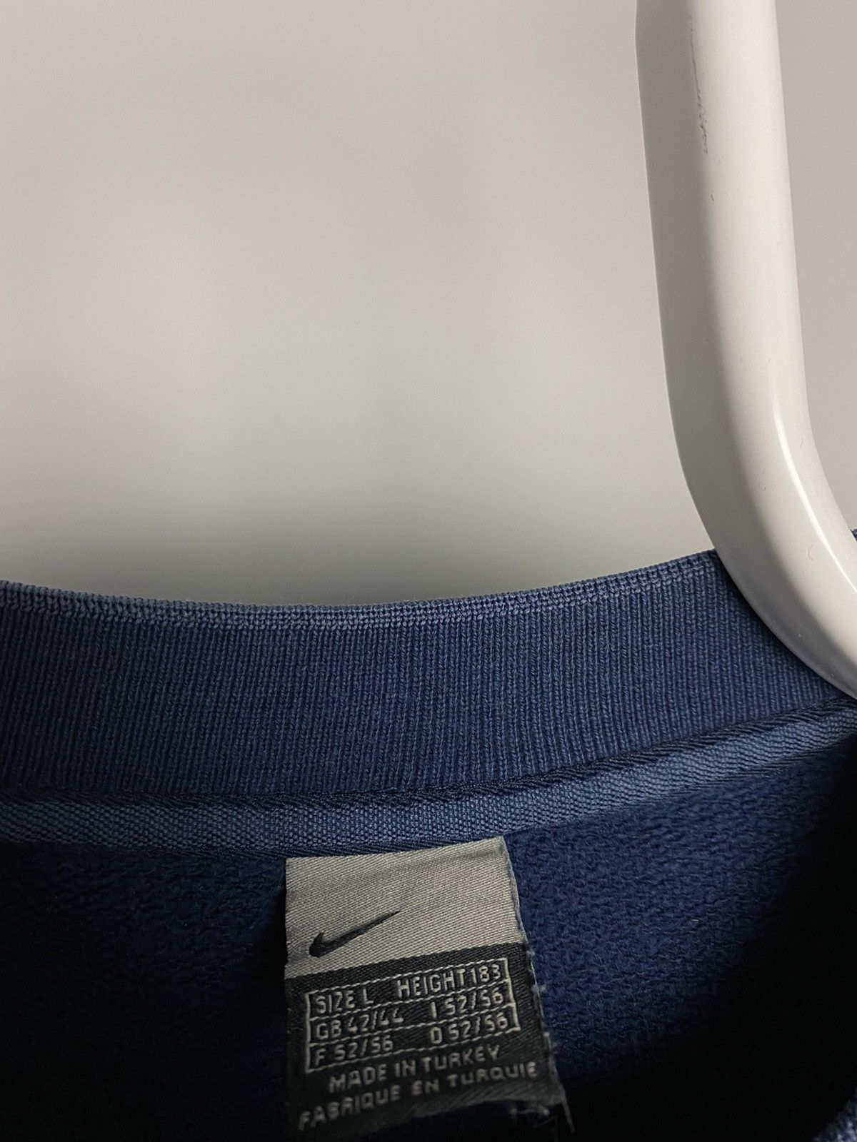 Nike × Vintage Nike Athletic vintage spell out sweatshirt center swoosh Size US L / EU 52-54 / 3 - 3 Thumbnail