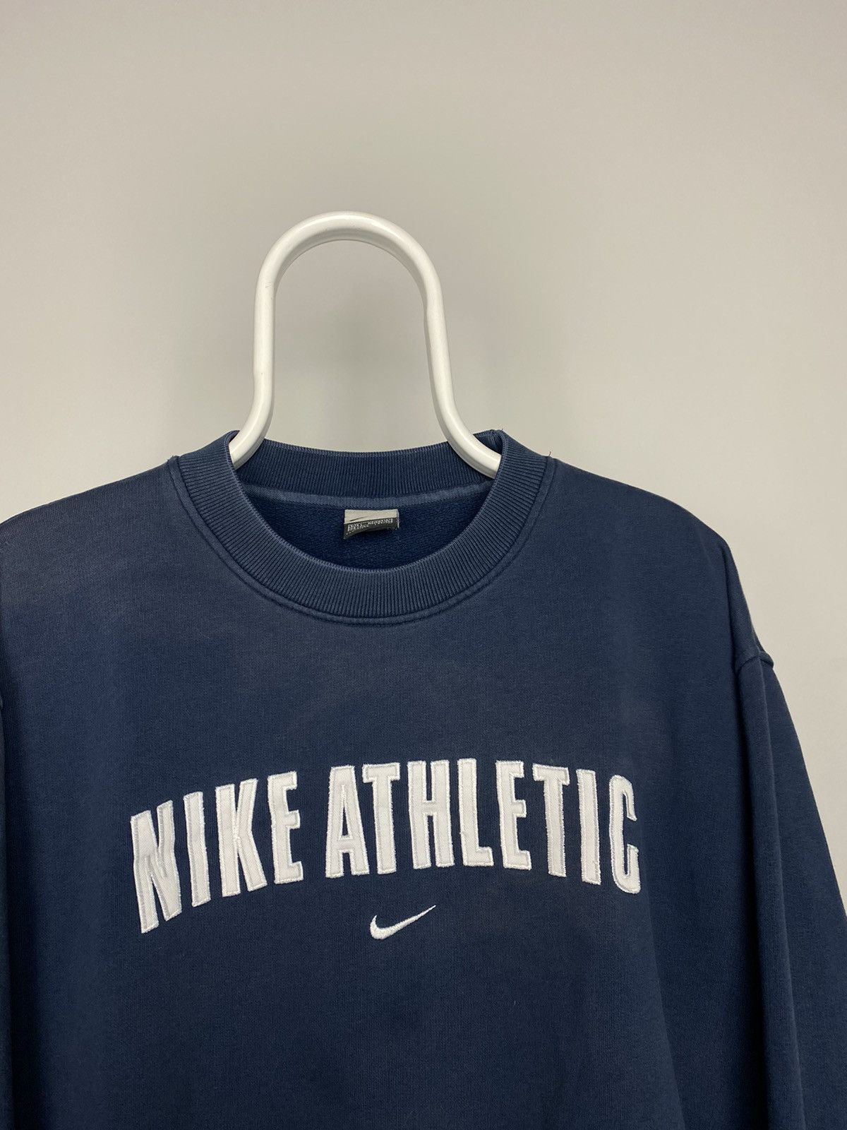 Nike × Vintage Nike Athletic vintage spell out sweatshirt center swoosh Size US L / EU 52-54 / 3 - 2 Thumbnail
